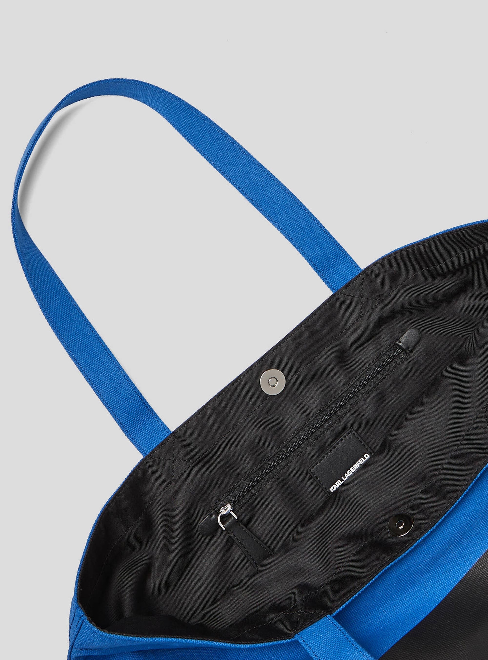 Karl Lagerfeld Jeans Ns Canvas Shopper - Royal Blue