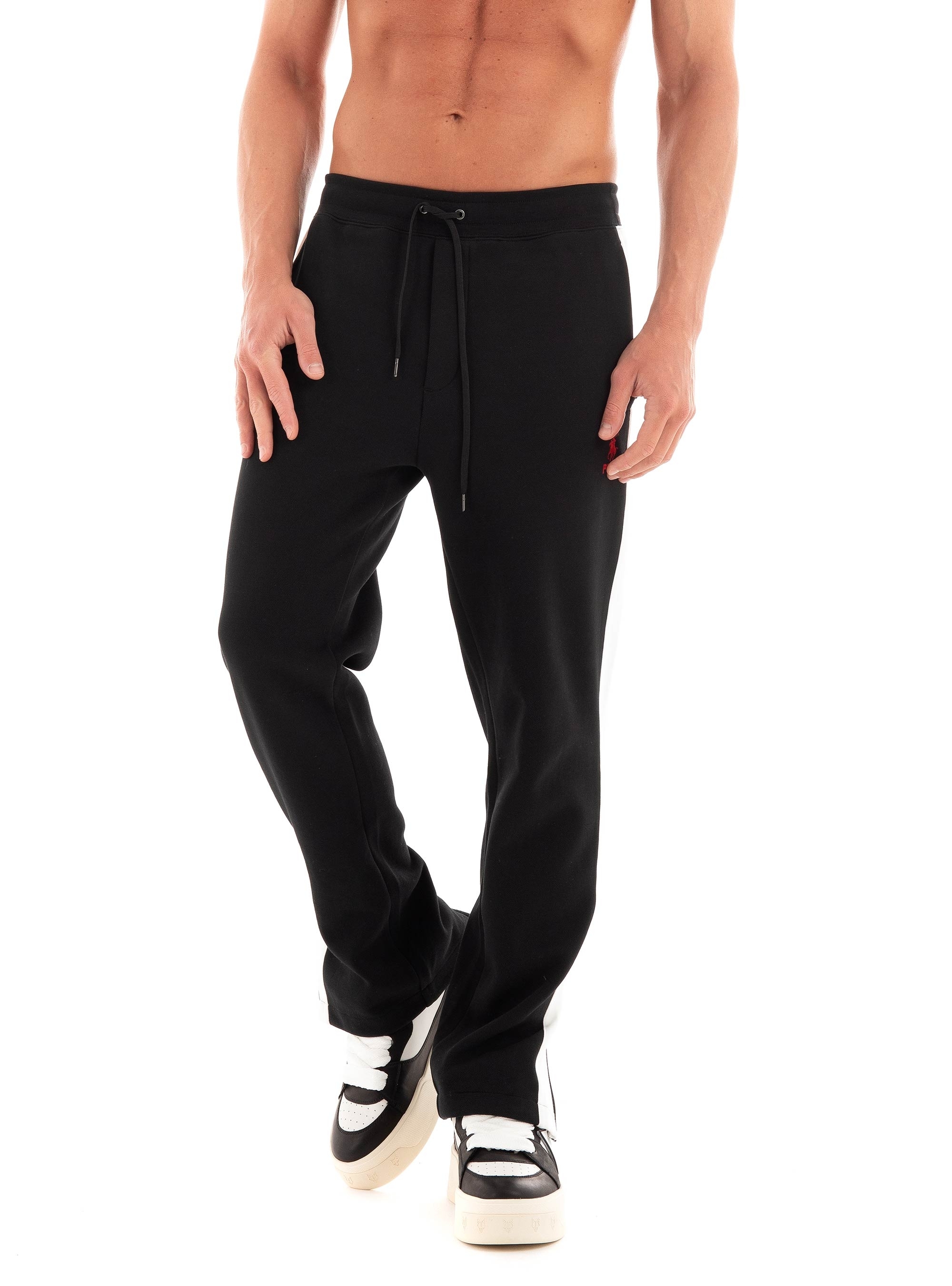 Polo Ralph Lauren Double-Knit Mesh Track Trouser - Black