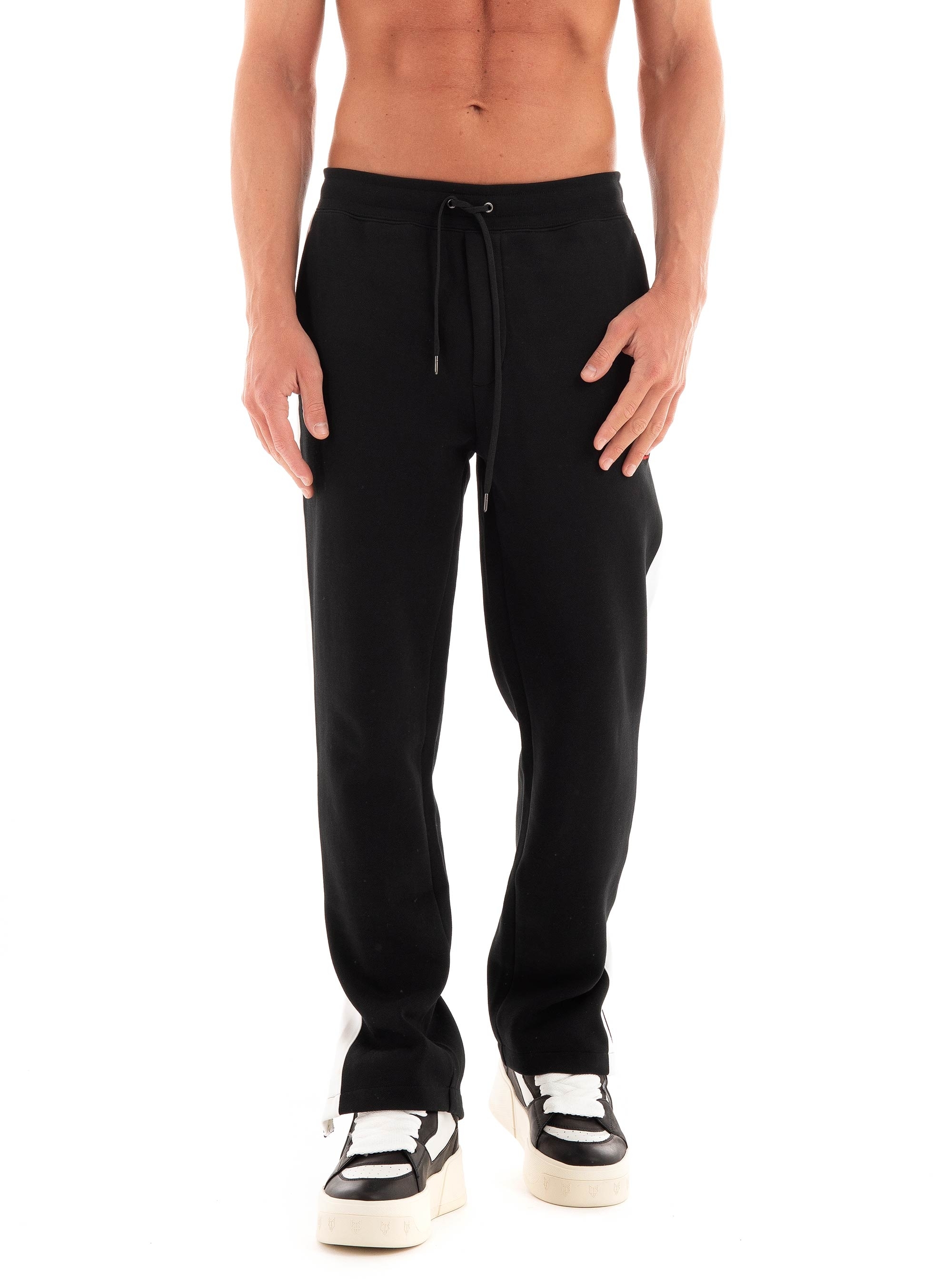 Polo Ralph Lauren Double-Knit Mesh Track Trouser - Black