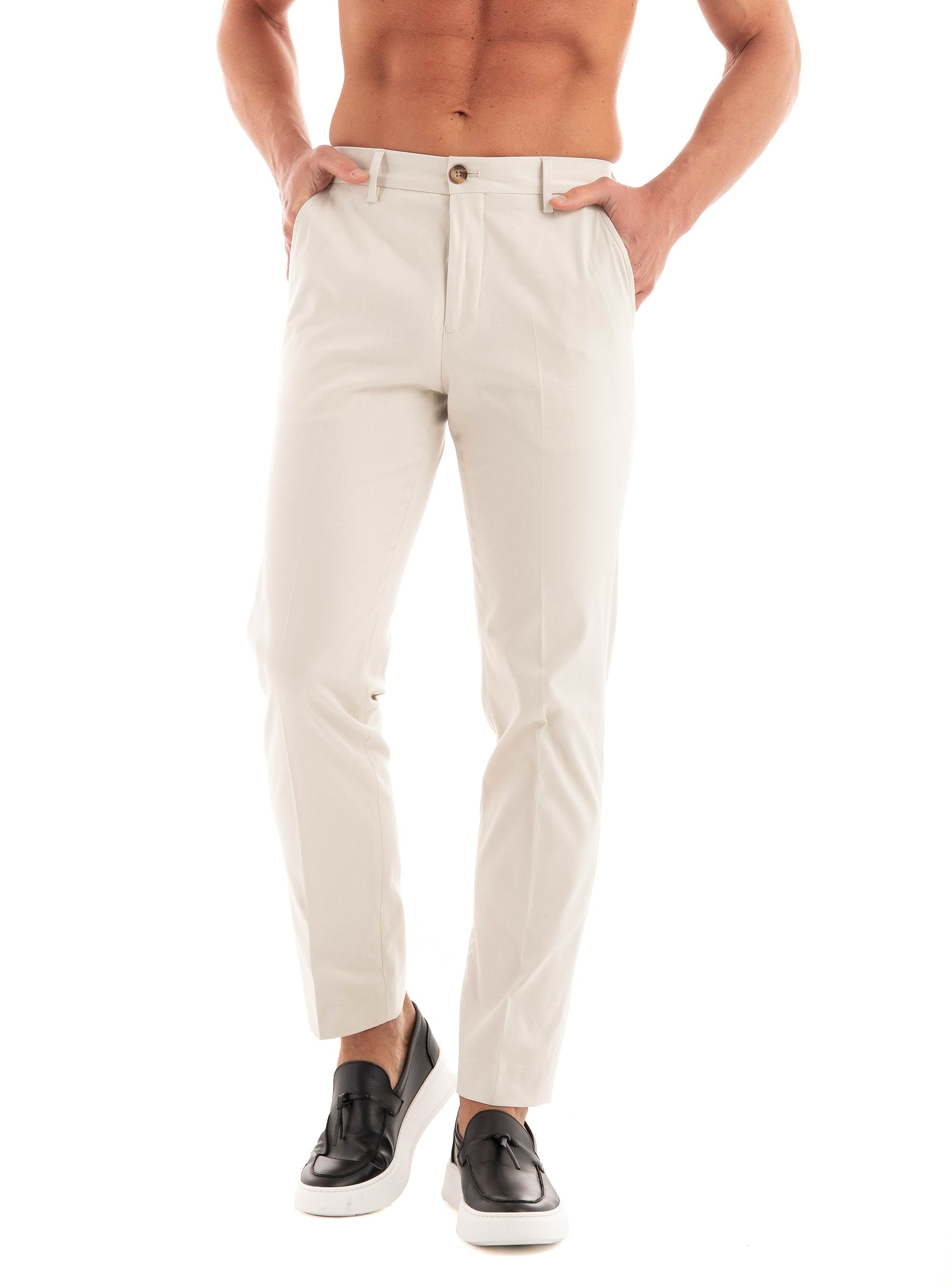 Selected 196-Straight Gibson Chino Pants - Beige