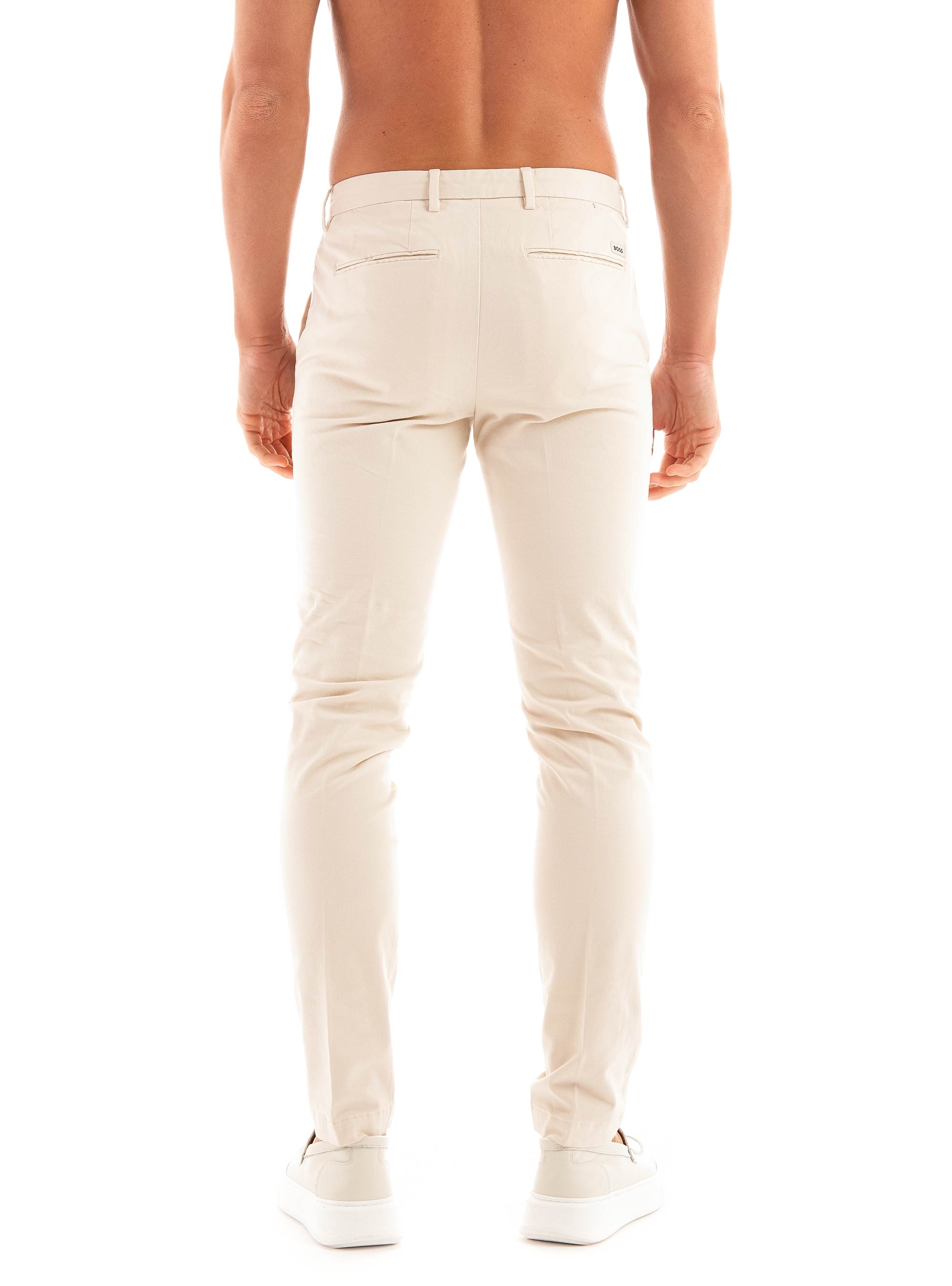 BOSS Slim Fit Chino Pants Kaito1 - Off White