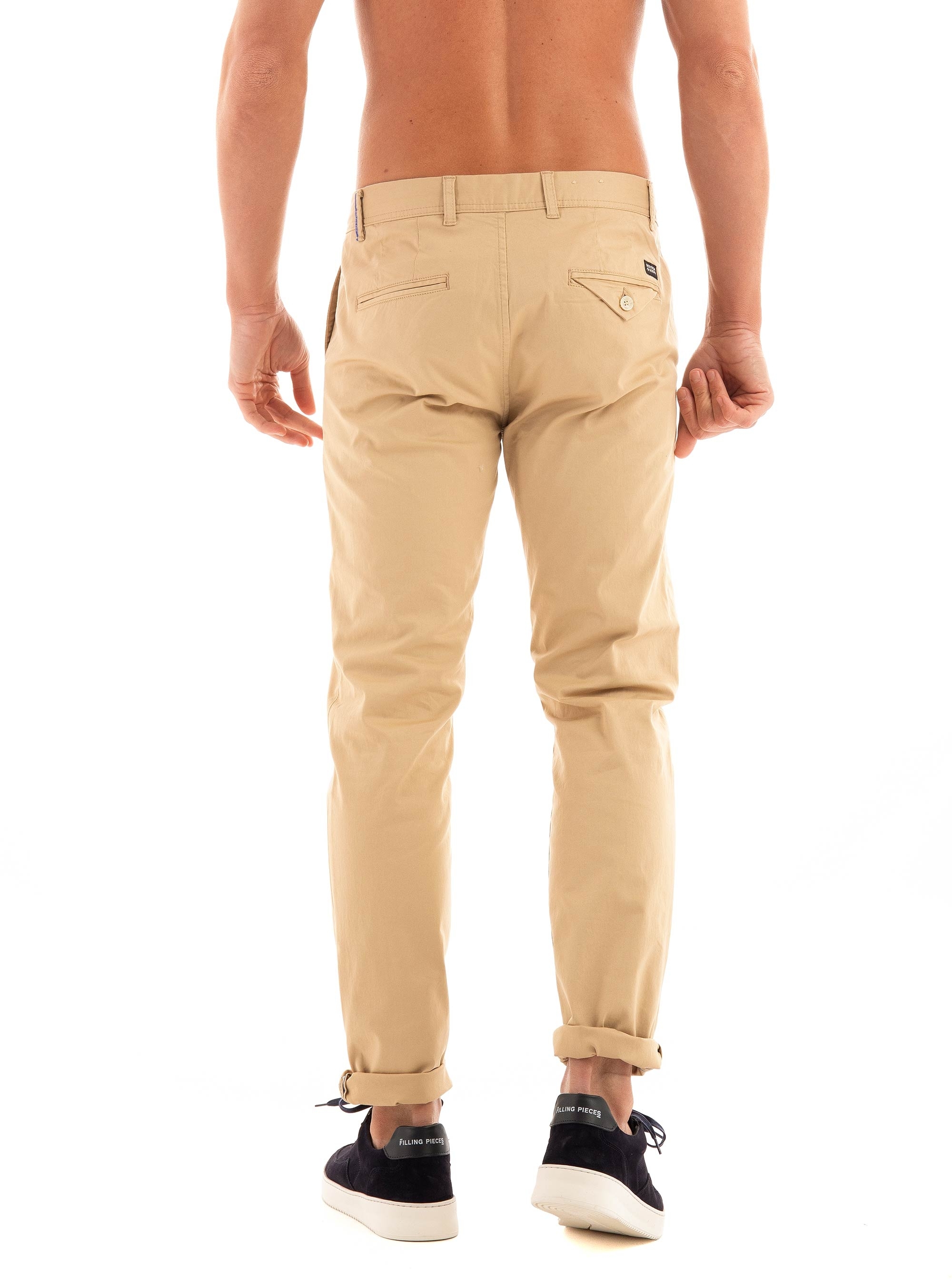 Scotch & Soda Stuart Stretch Twill Chino Pants - Beige