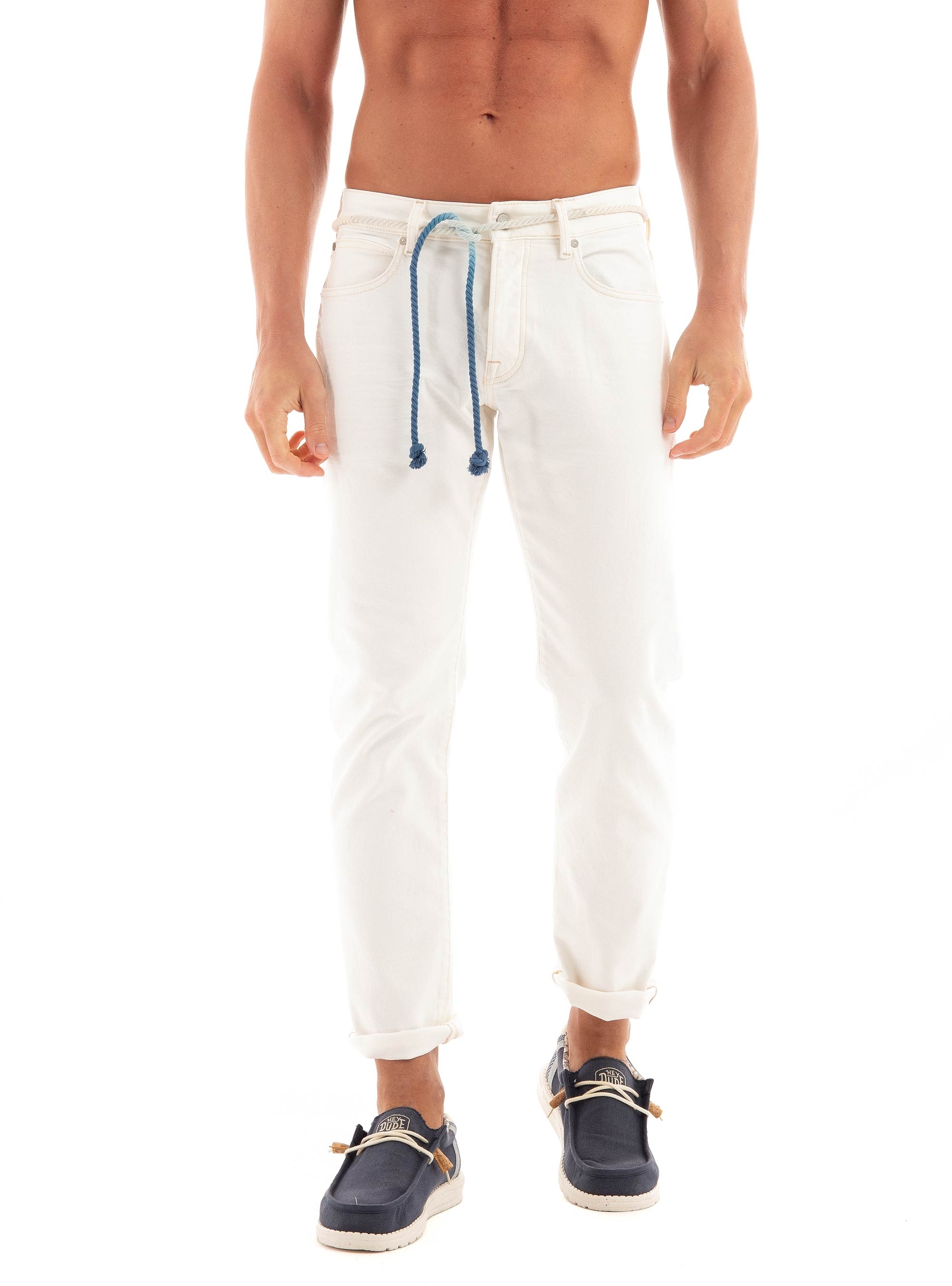 Scotch & Soda The Zee Straight Fit Jeans - White