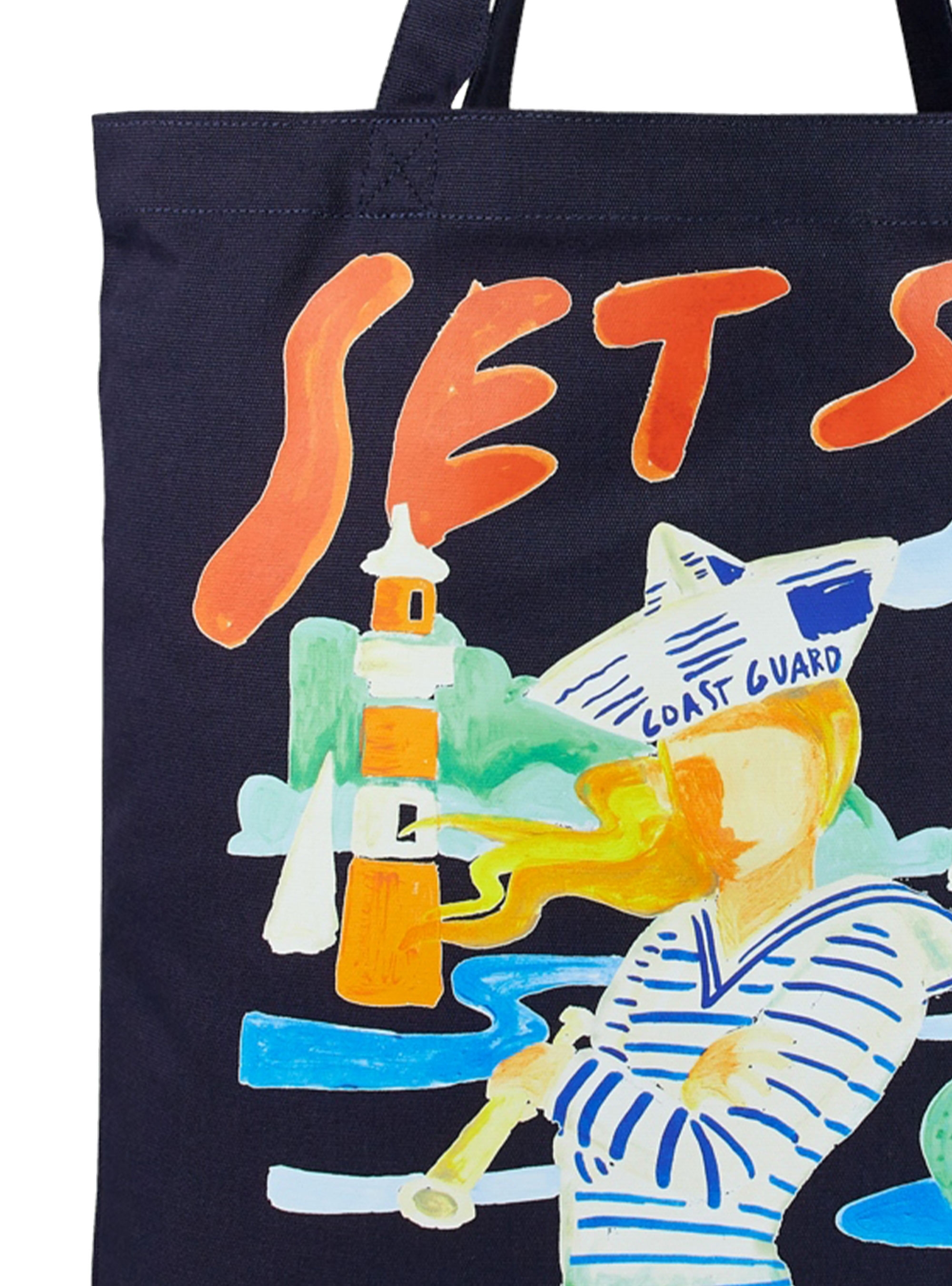 Scotch & Soda 3 Crosse Canvas Tote Bag - Navy