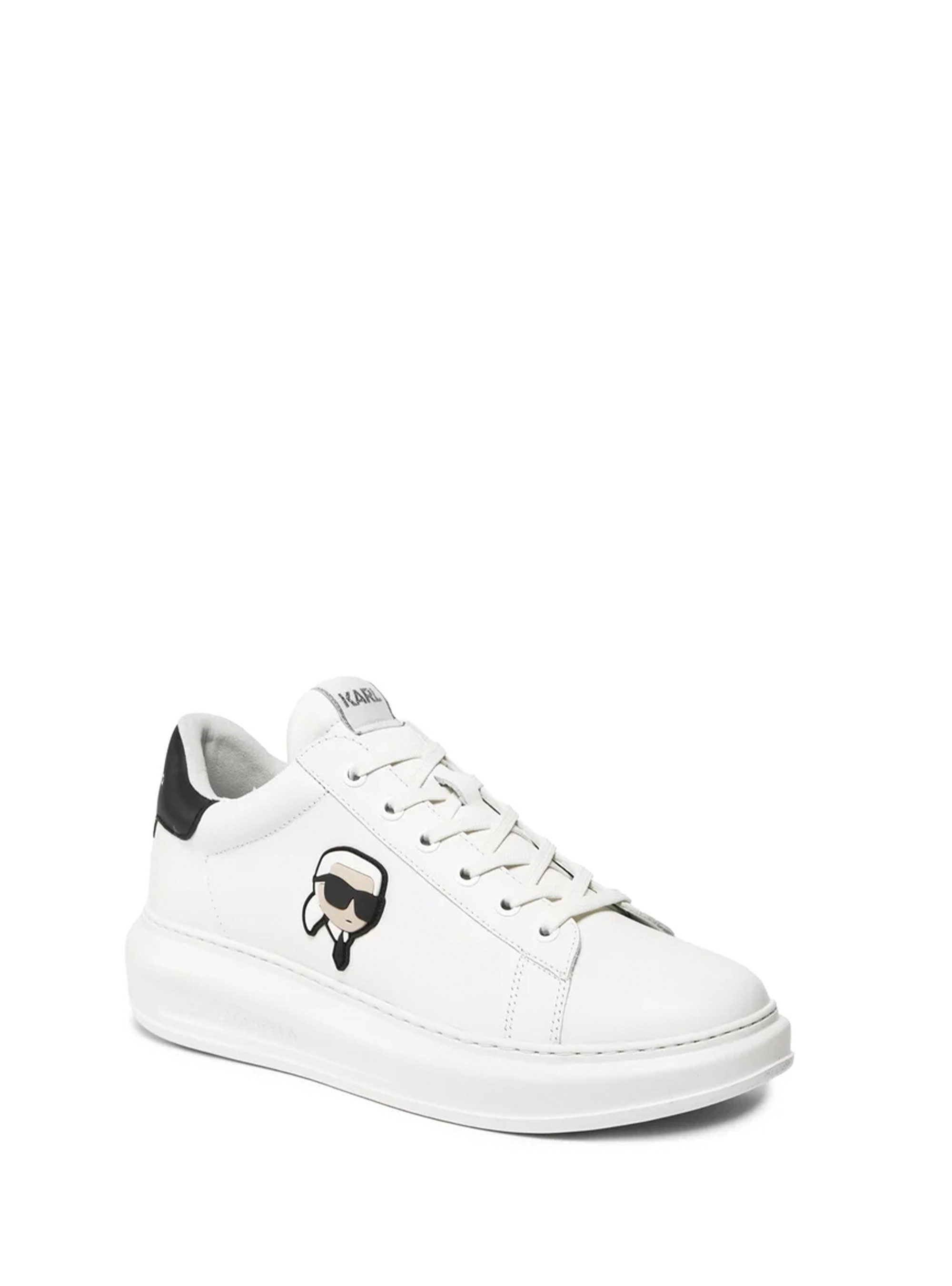 Karl Lagerfeld Kapri Mens Karl Nft Lo Lace Sneakers - White