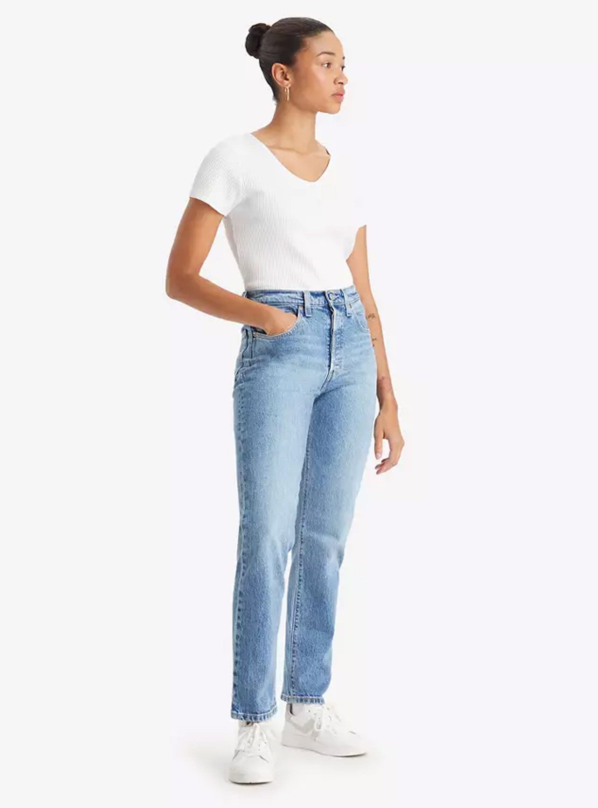 Levi's 501® Original High Waist Jeans - Medium Aged Denim