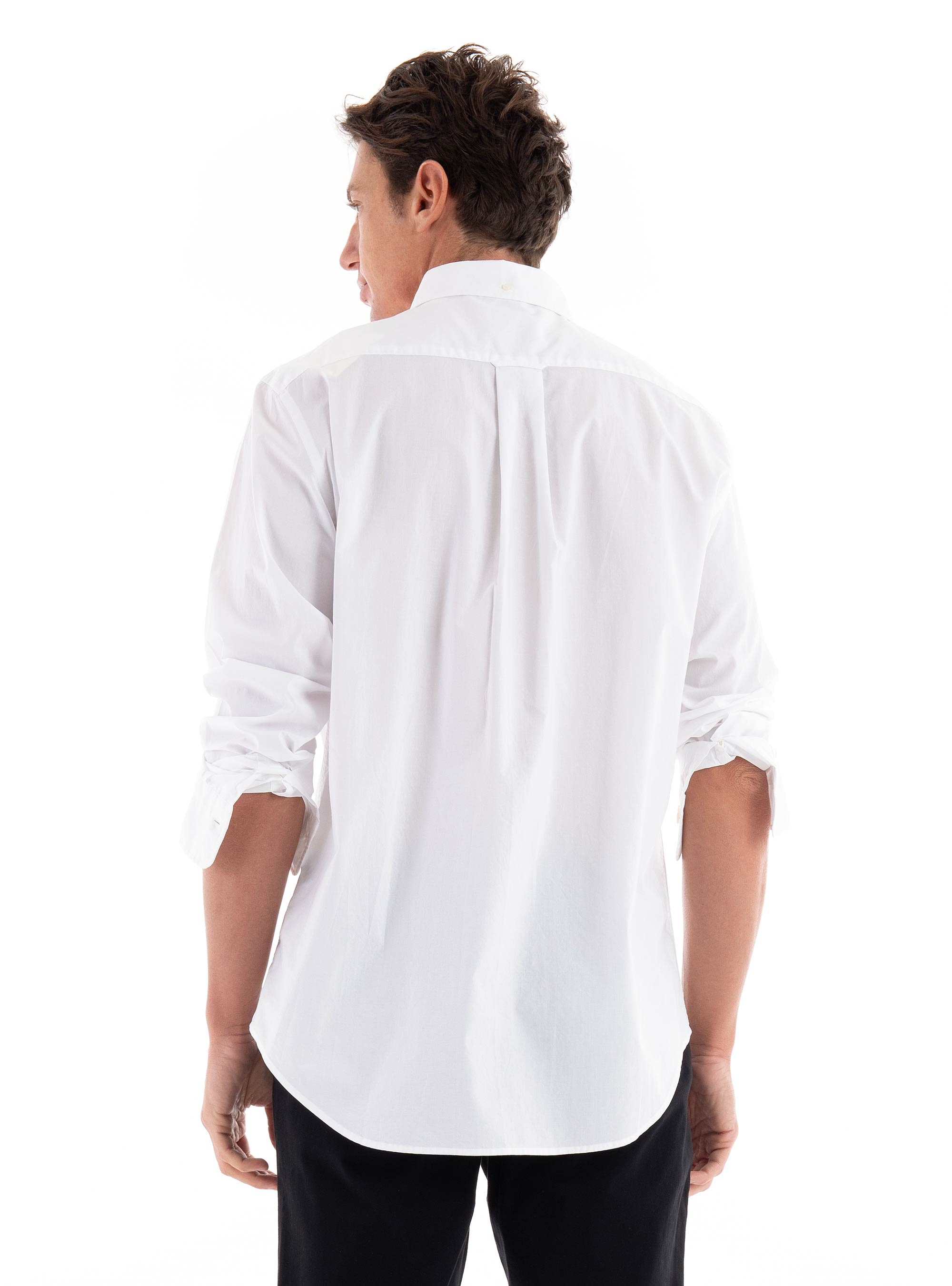 Gant Regular Fit Poplin Shirt - White