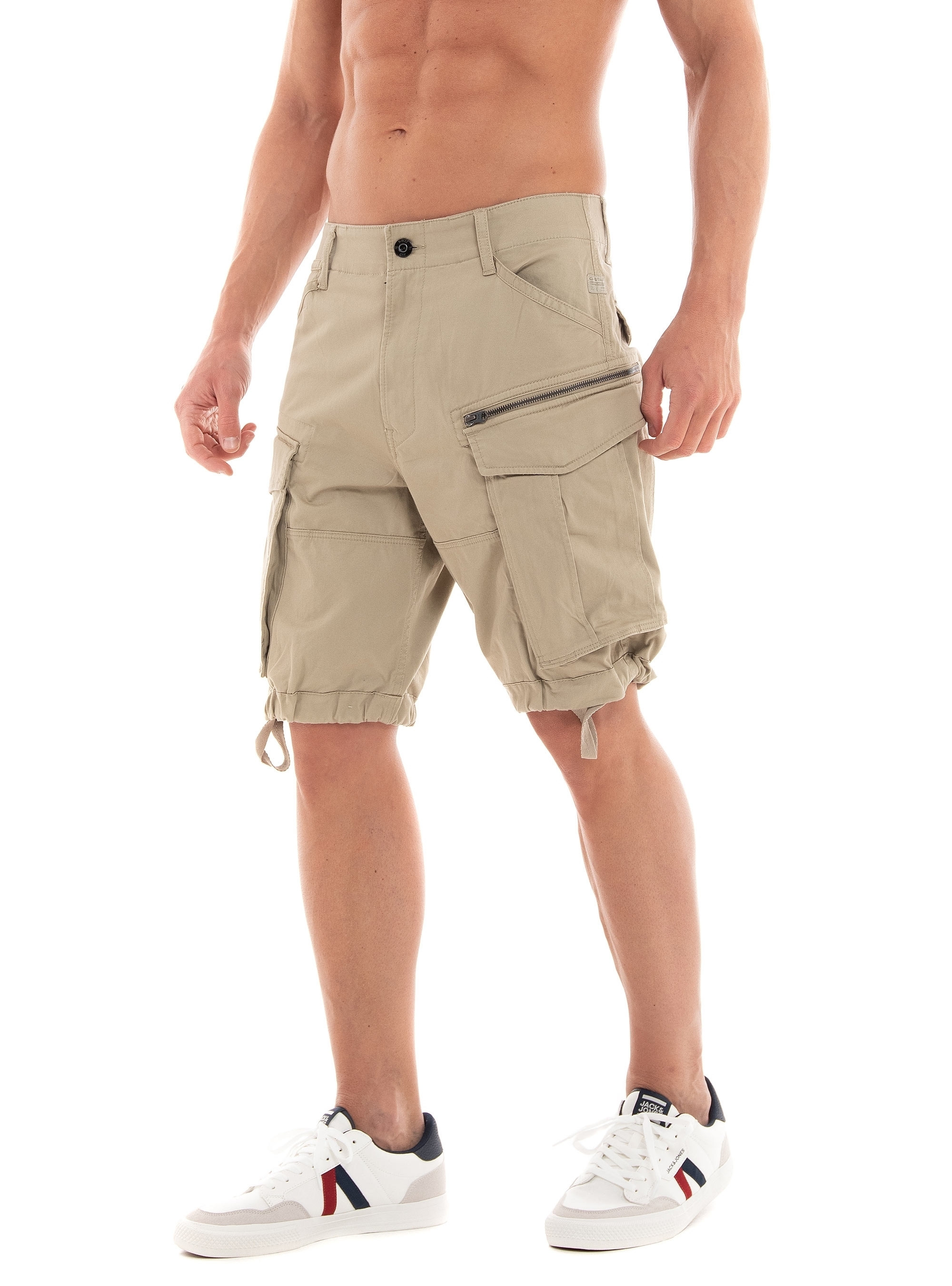 G-Star Rovic Relaxed Fit Cargo Shorts - Dark Beige