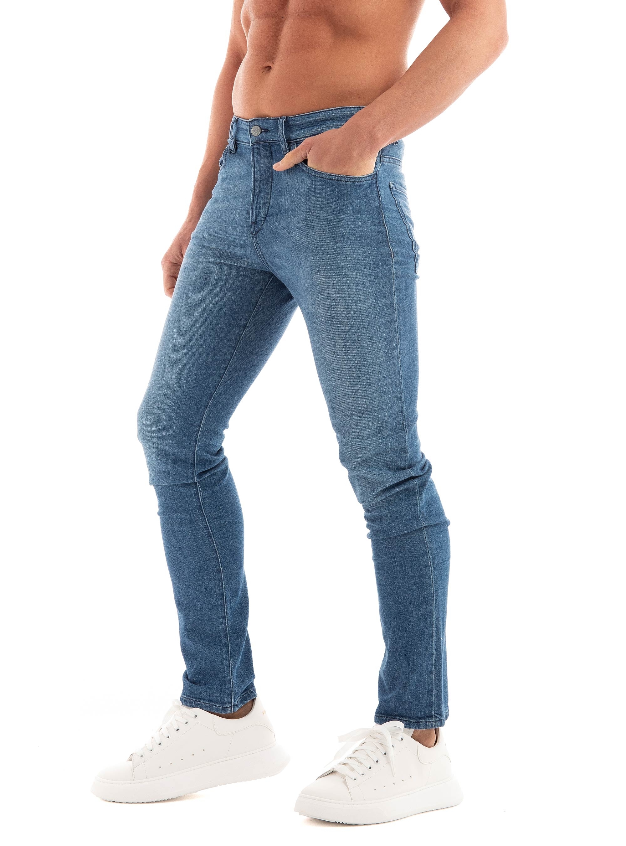 BOSS Slim Fit Jeans Delaware3-1-BF - Medium Aged Denim