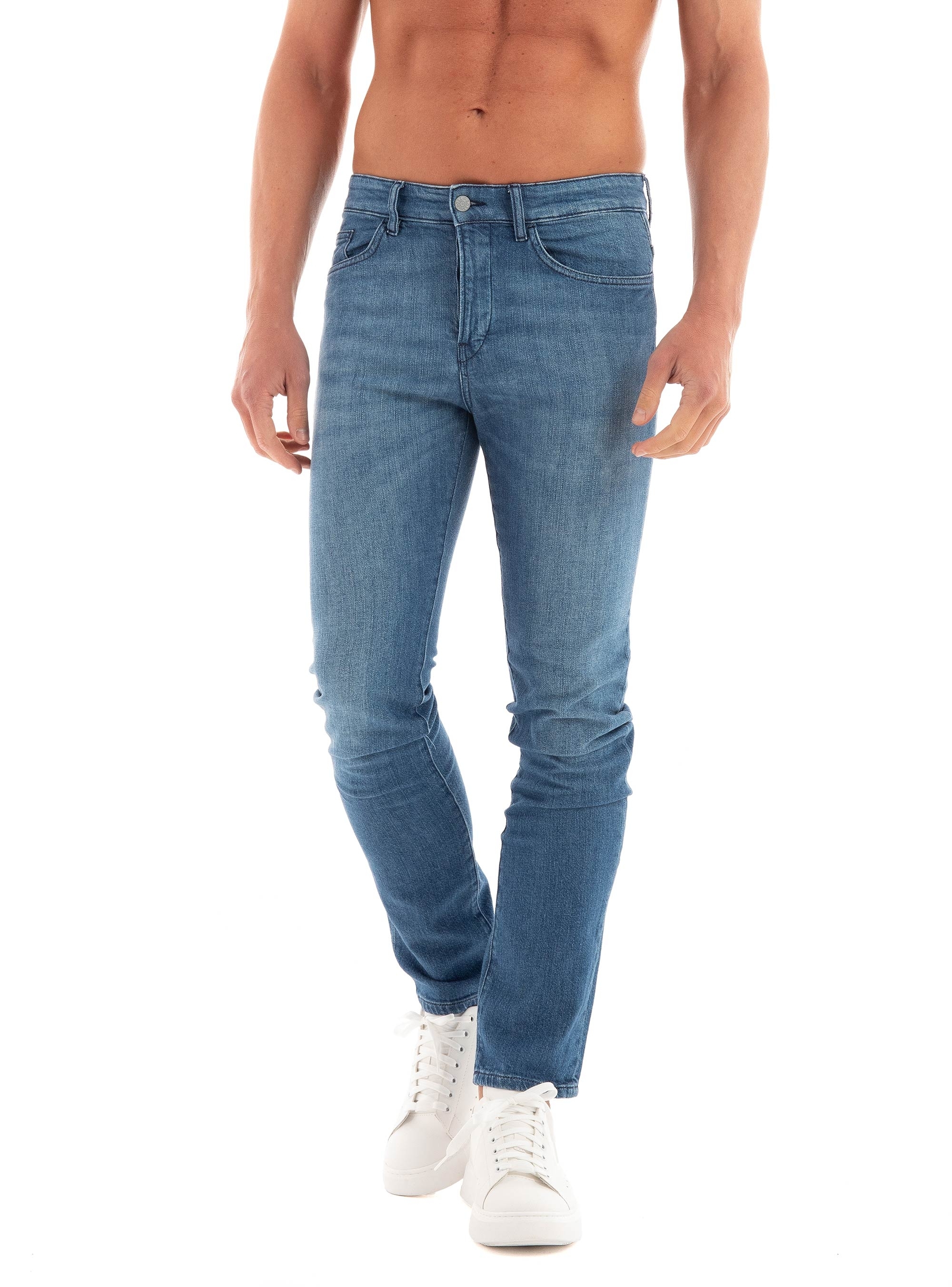 BOSS Slim Fit Jeans Delaware3-1-BF - Medium Aged Denim