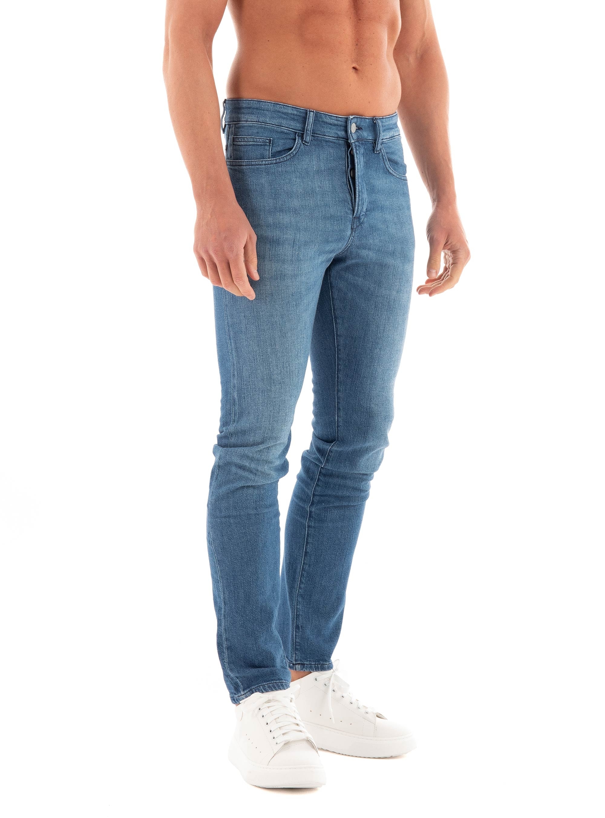 BOSS Slim Fit Jeans Delaware3-1-BF - Medium Aged Denim