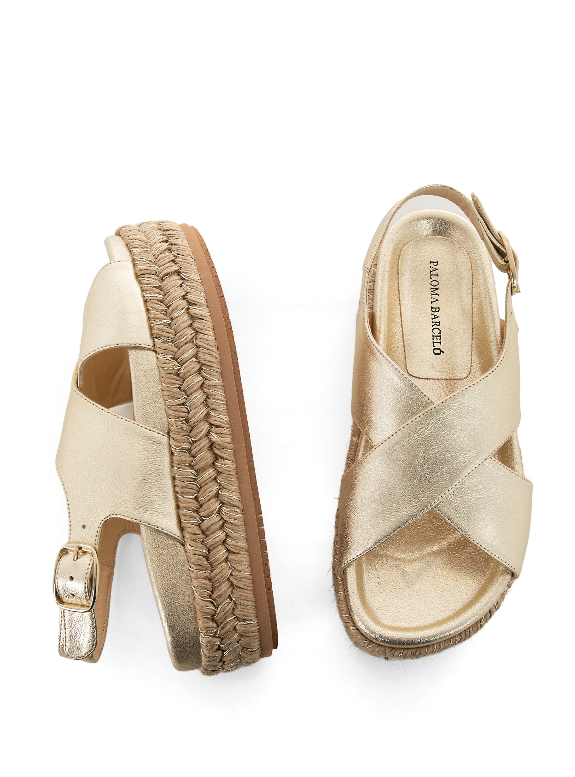 Paloma Barcelo Sandals Francia - Gold