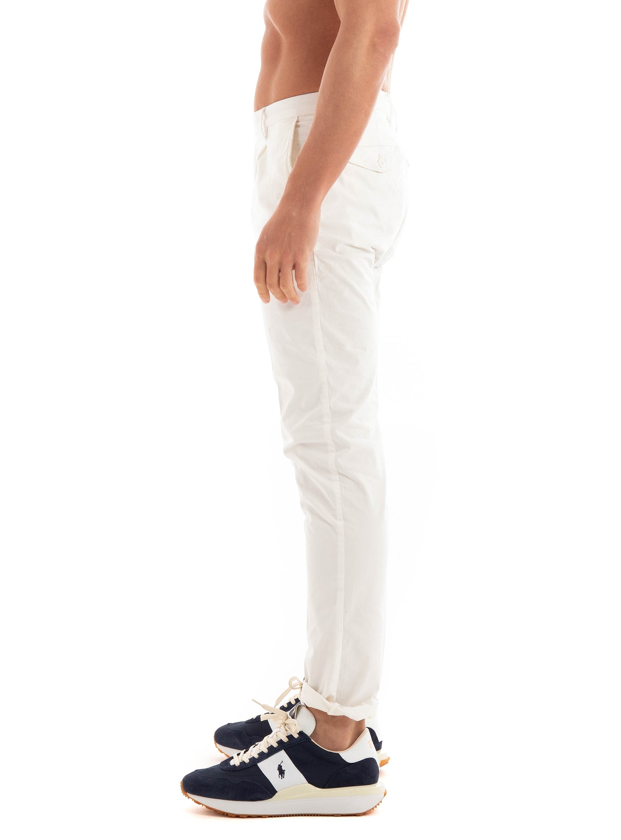 Guess Noah Mid Rise Slim Fit Chino Pants - White
