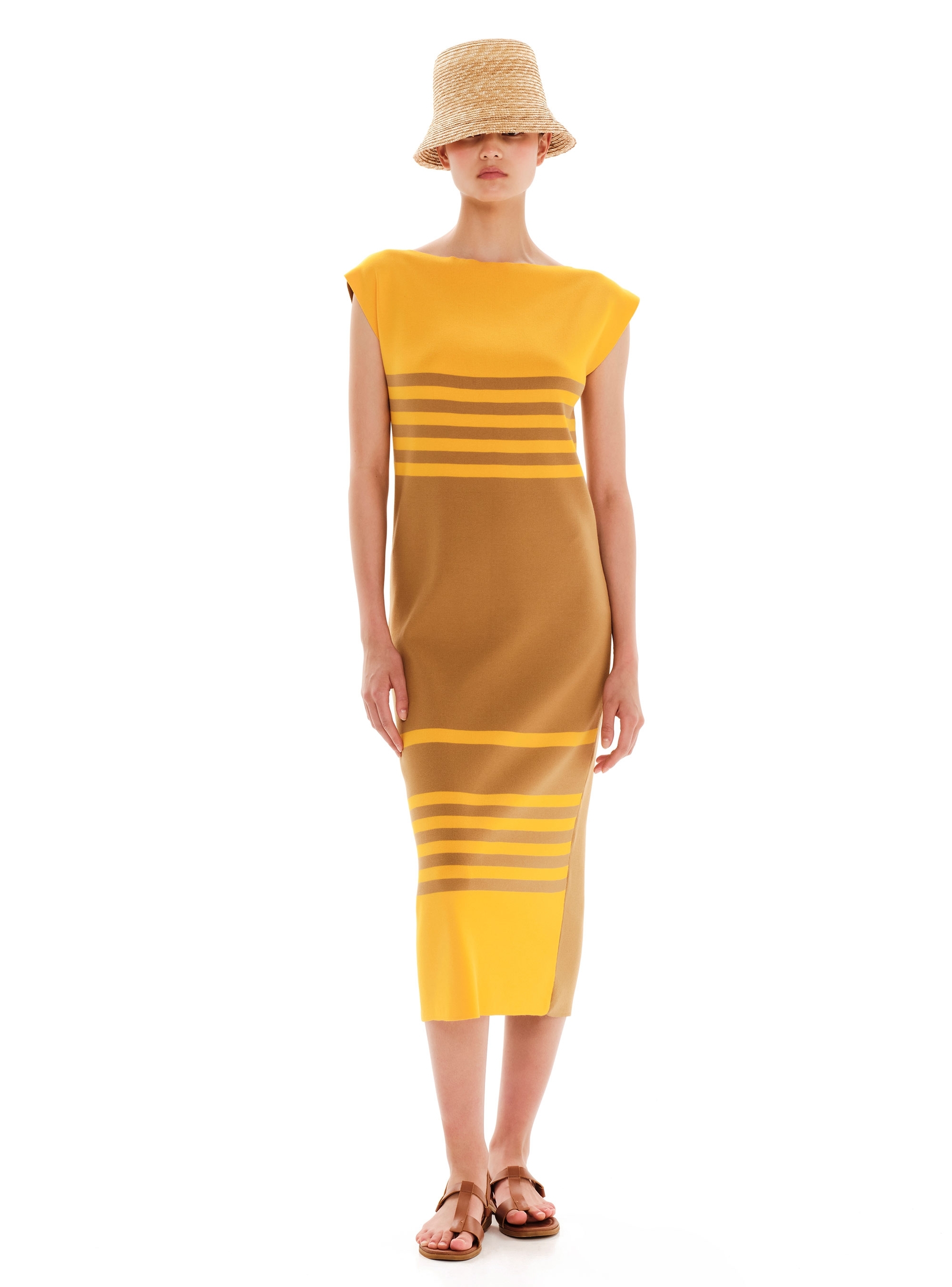 Ioanna Kourbela 'Entropy'' Maxi Dress - Orange