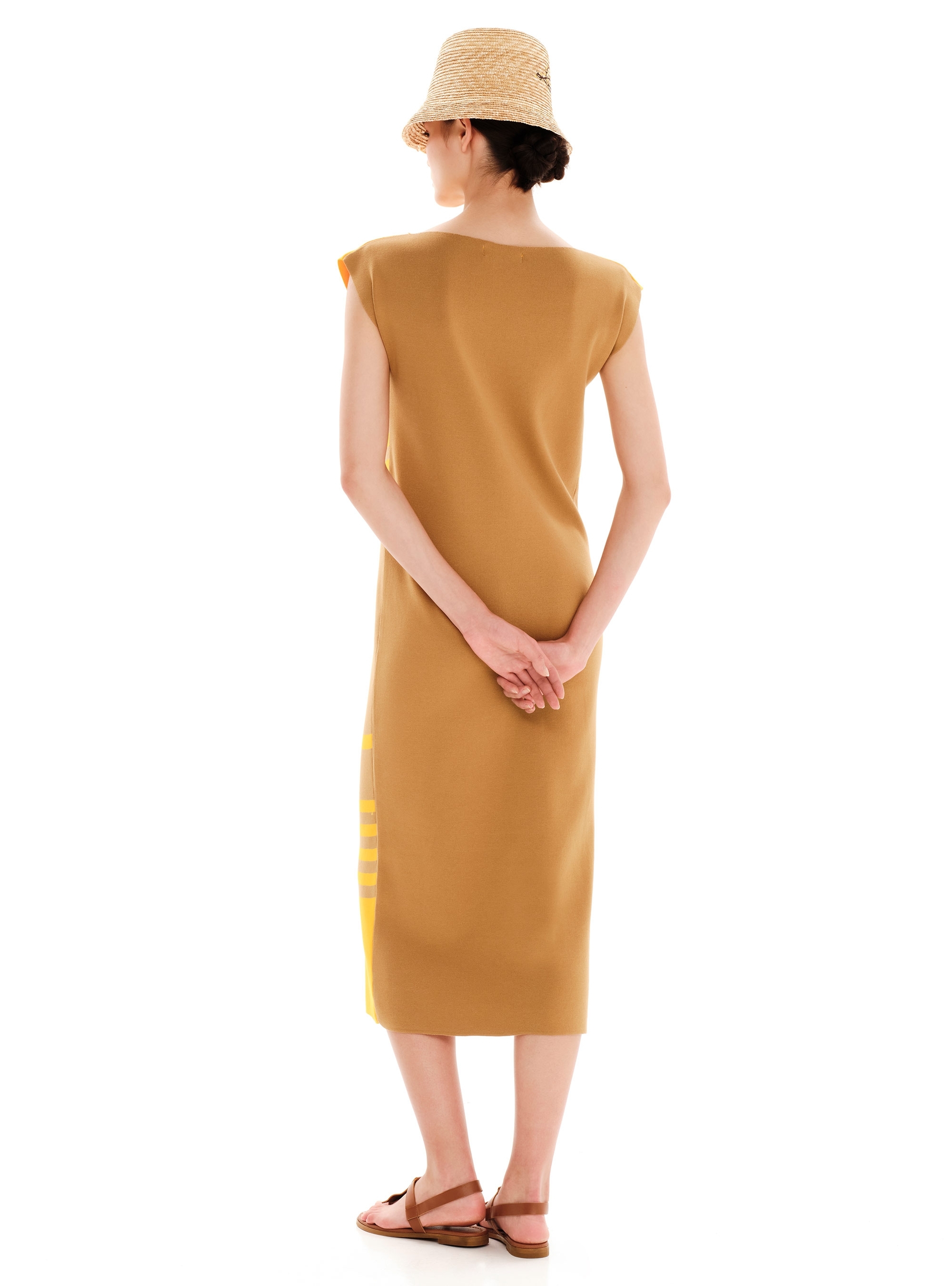 Ioanna Kourbela 'Entropy'' Maxi Dress - Orange