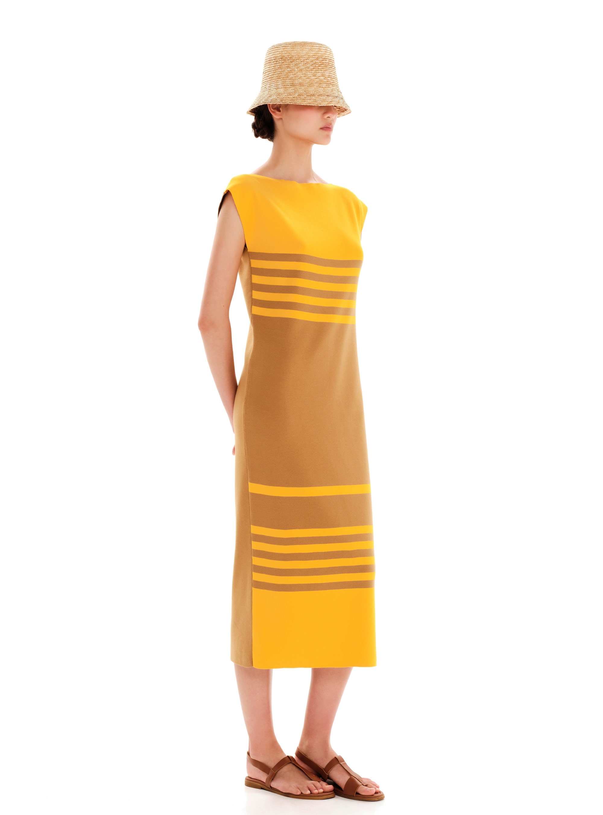 Ioanna Kourbela 'Entropy'' Maxi Dress - Orange