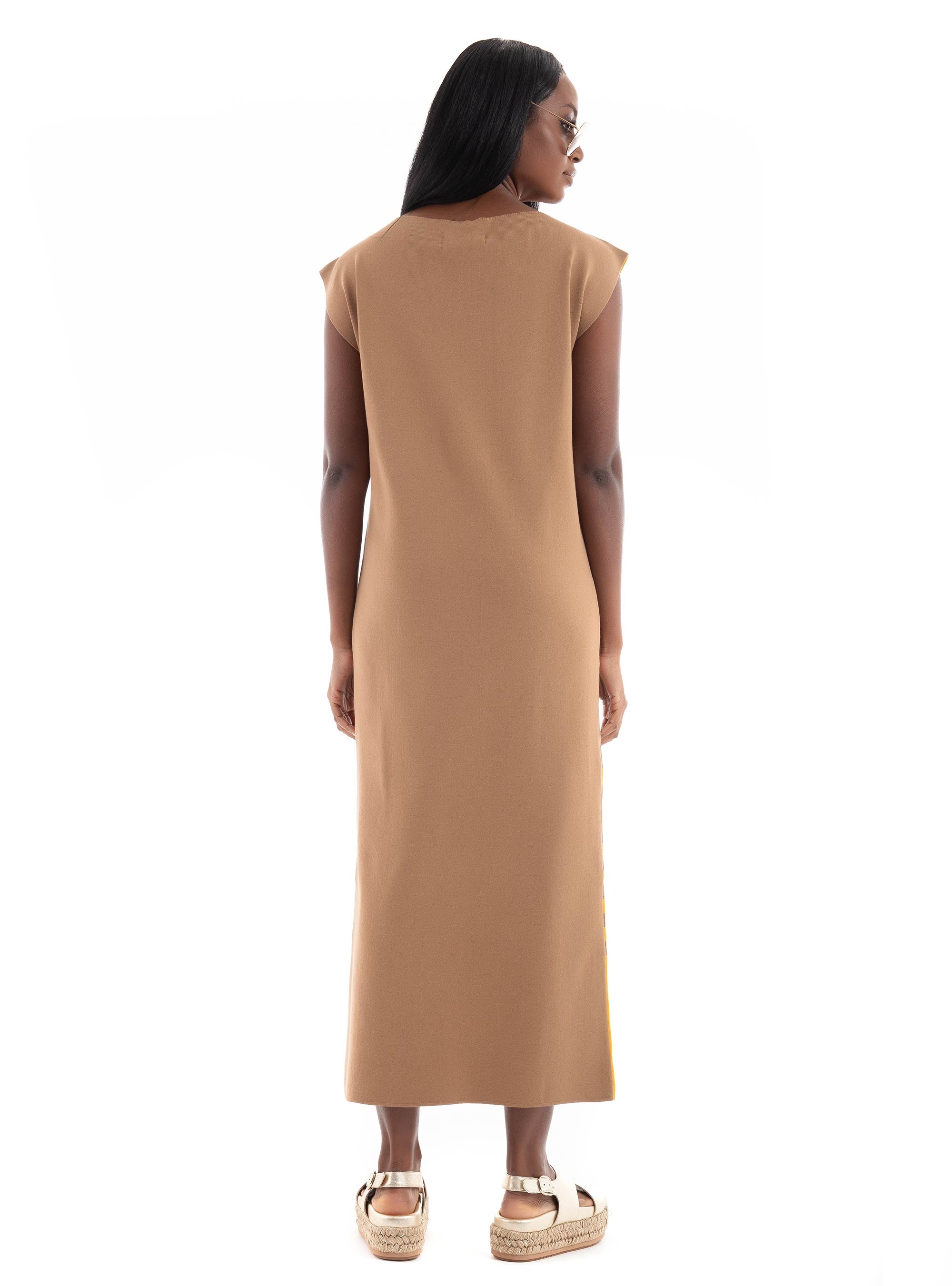 Ioanna Kourbela 'Entropy'' Maxi Dress - Orange