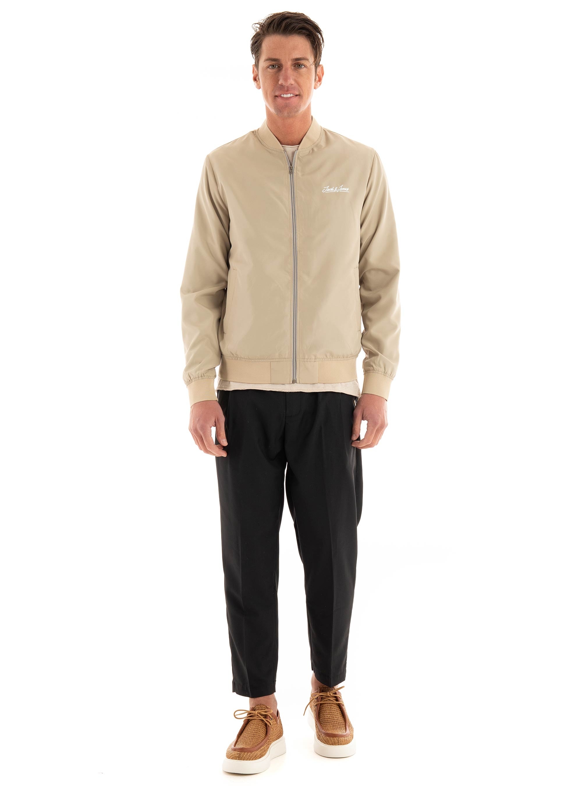 Jack & Jones Oliver Bomber Jacket - Beige