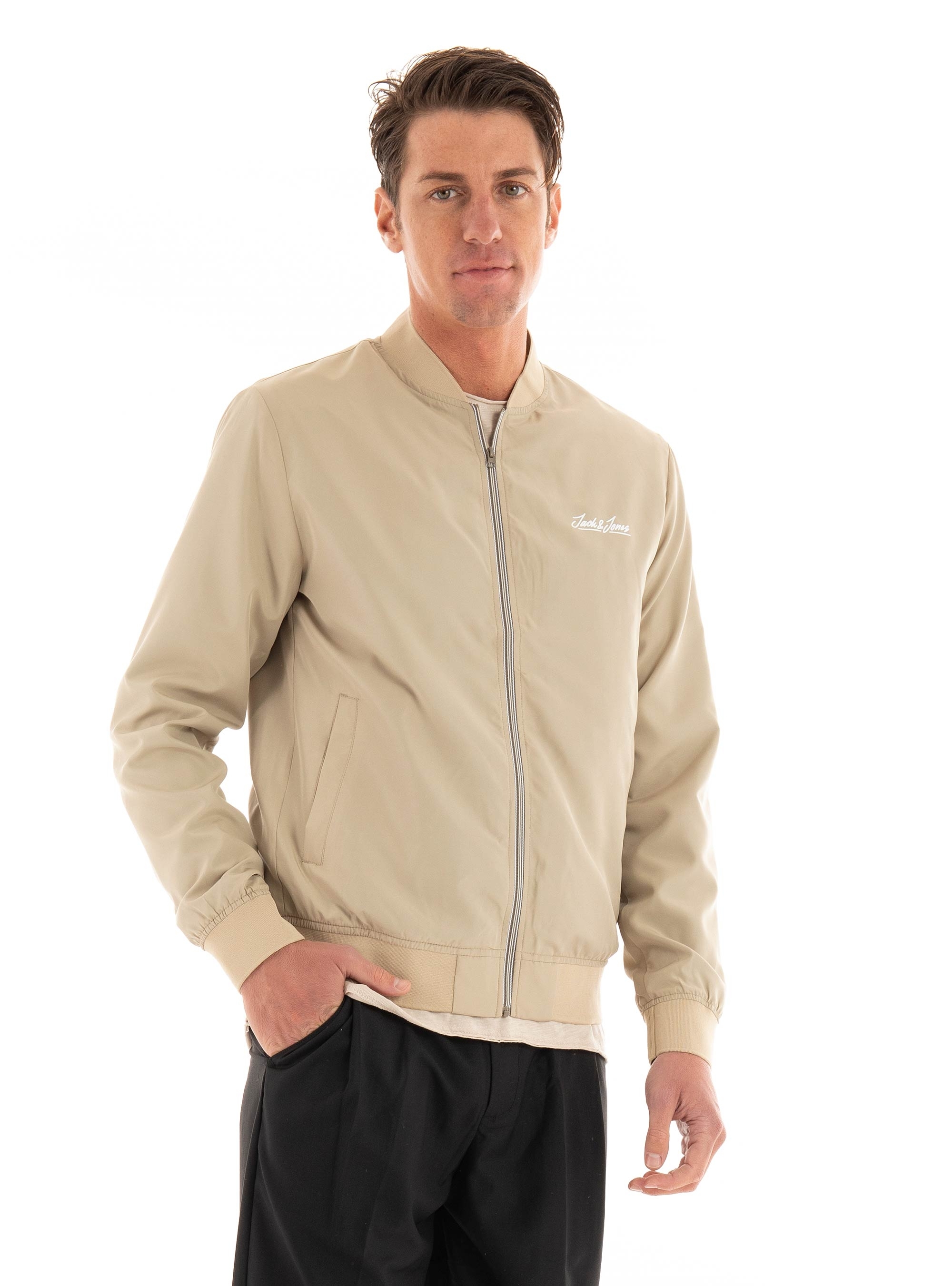 Jack & Jones Oliver Bomber Jacket - Beige