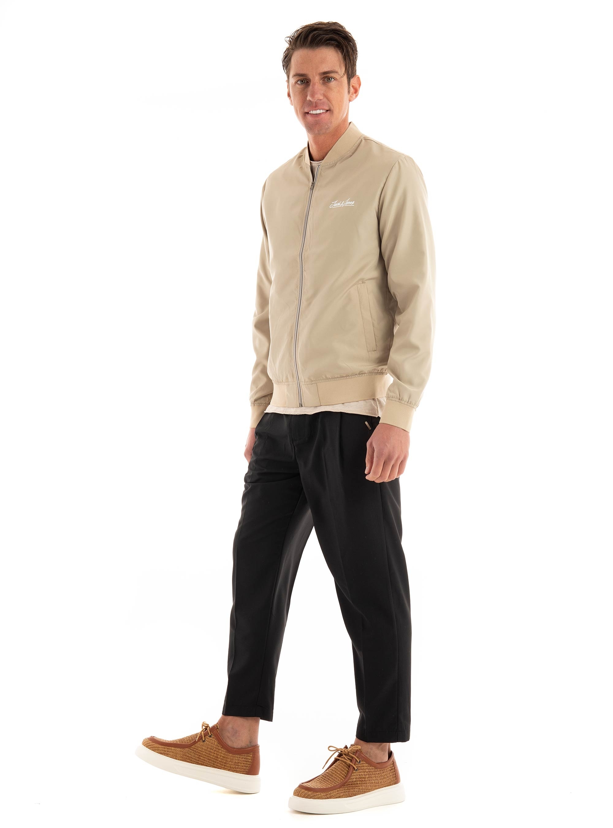 Jack & Jones Oliver Bomber Jacket - Beige