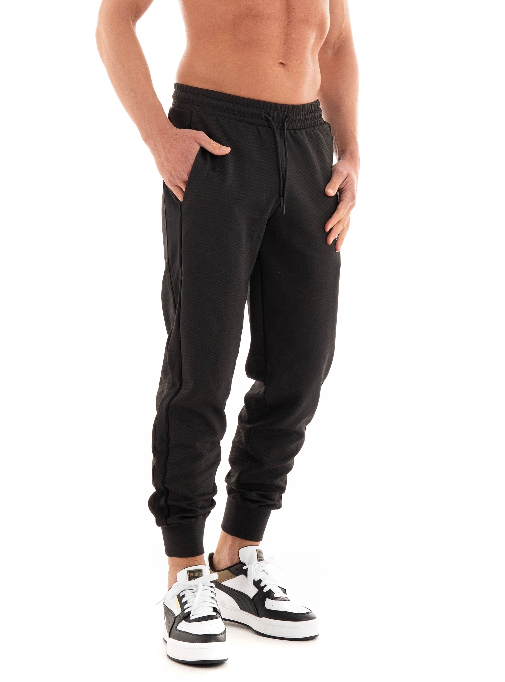 Puma T7 Track Pants DK - Black