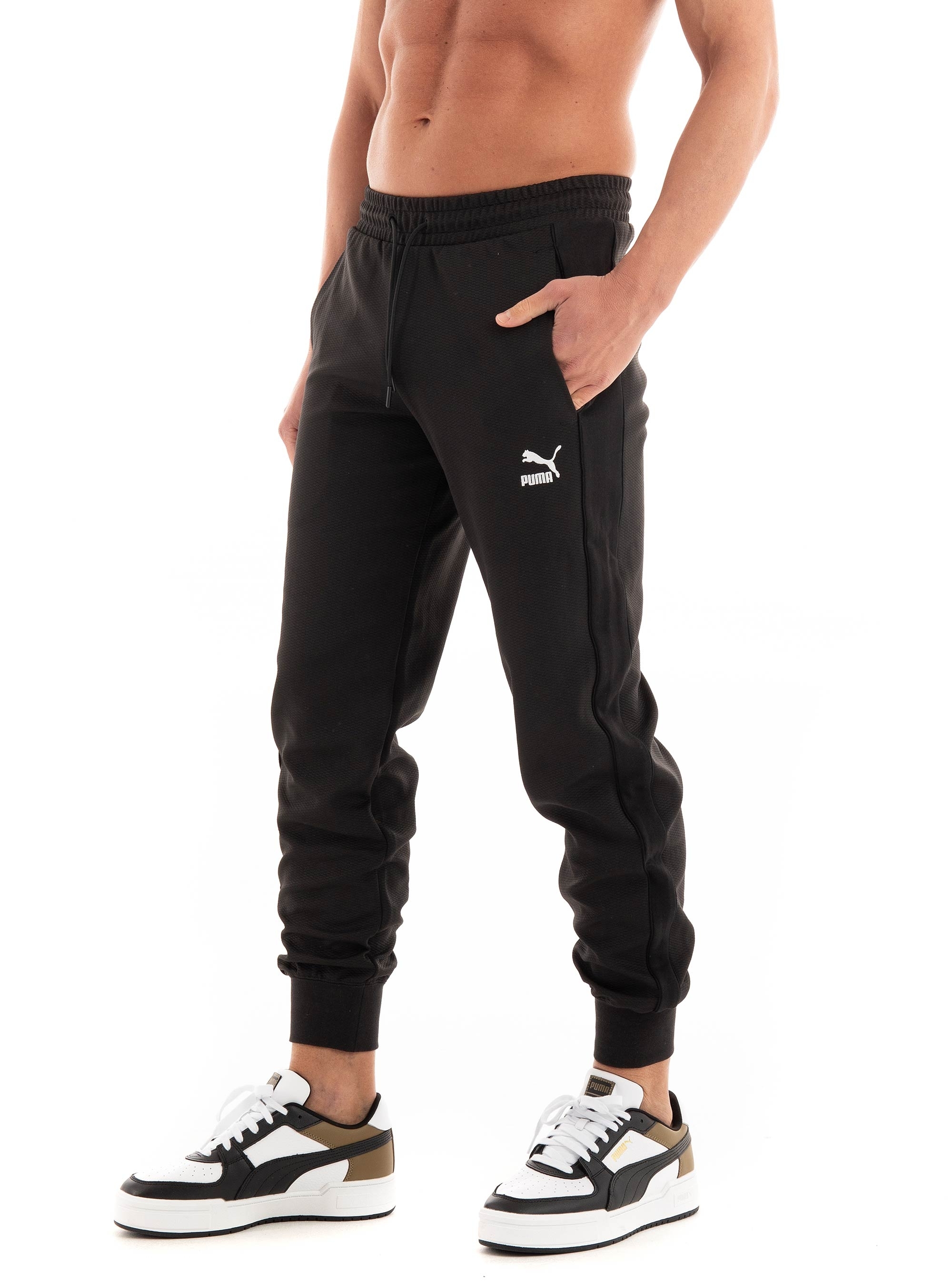 Puma T7 Track Pants DK - Black