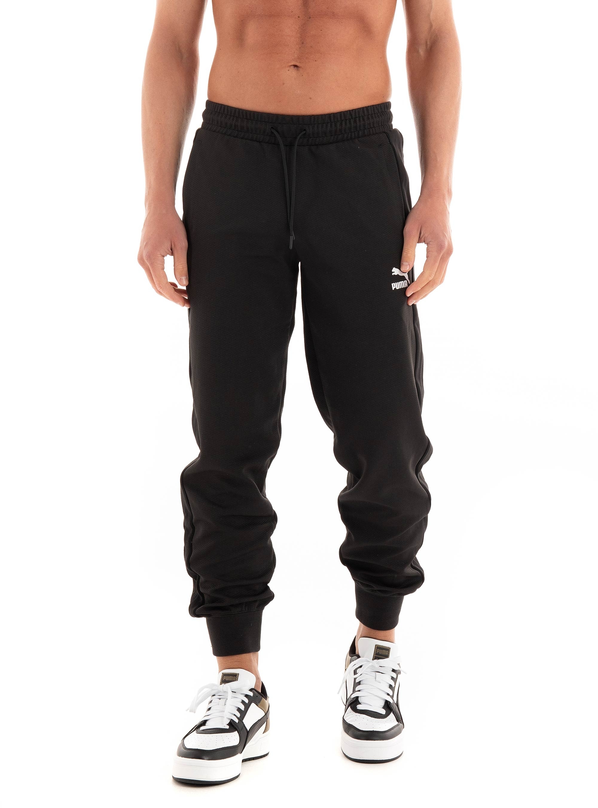 Puma T7 Track Pants DK - Black
