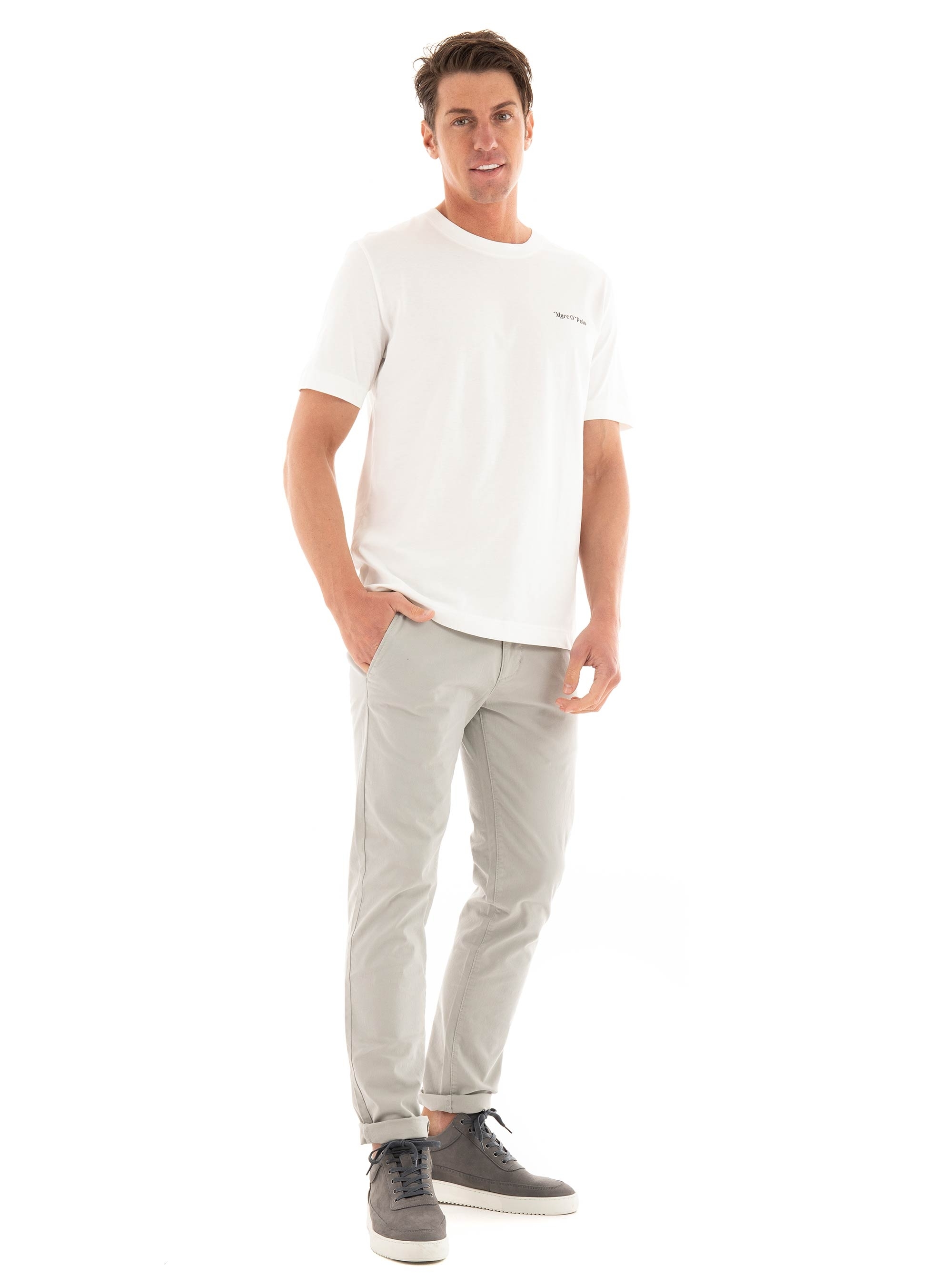 Marc O Polo Stig Chino Pants - Dark Beige