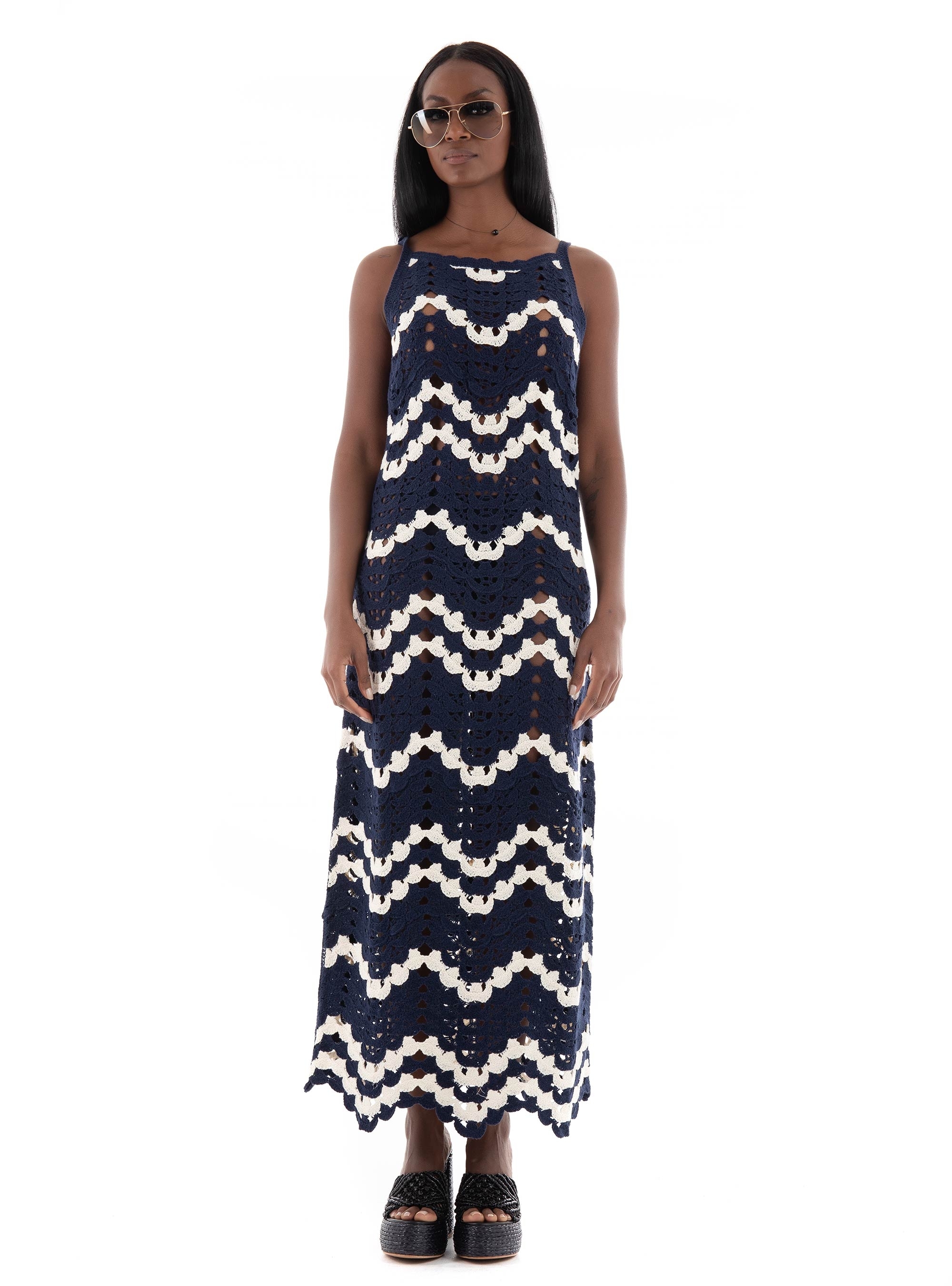 Vero Moda Venus 7/8 Dress - Navy
