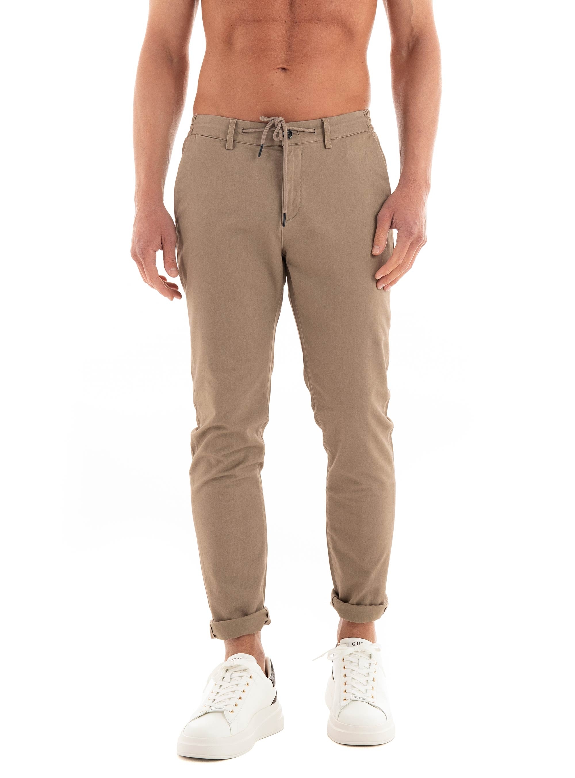 Dstrezzed Lancaster Twill Tapered Pants - Light Brown