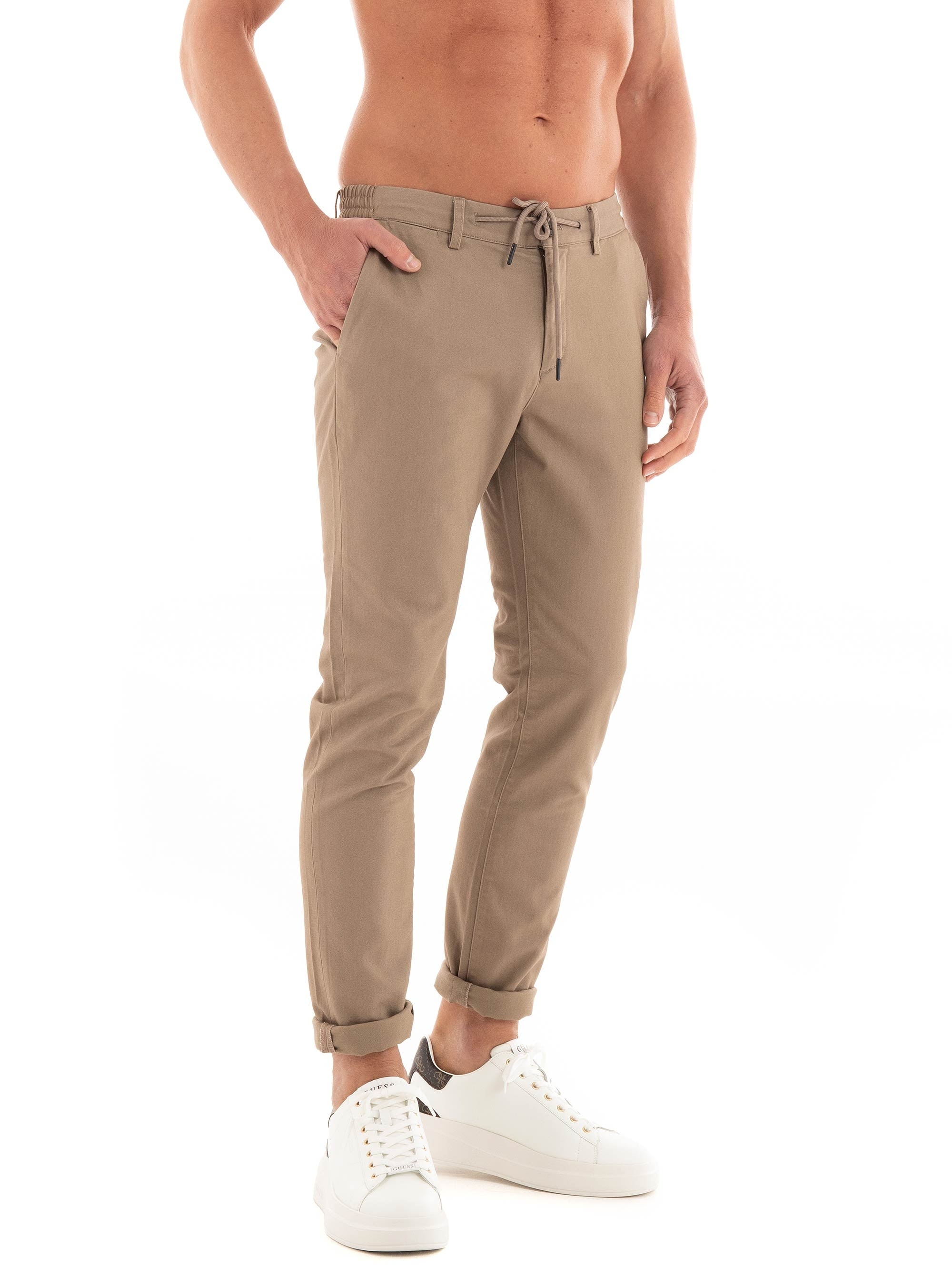 Dstrezzed Lancaster Twill Tapered Pants - Light Brown