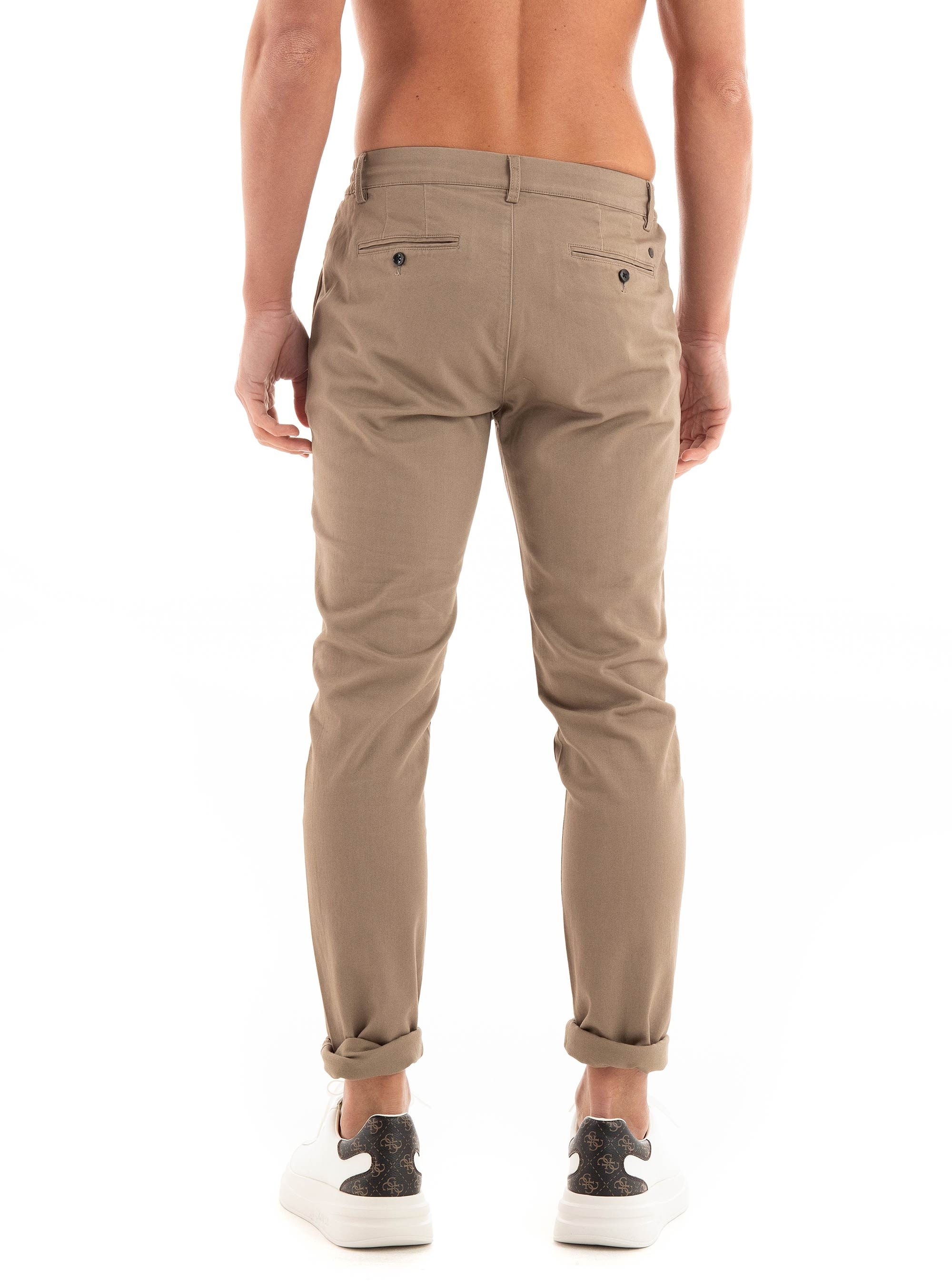 Dstrezzed Lancaster Twill Tapered Pants - Light Brown