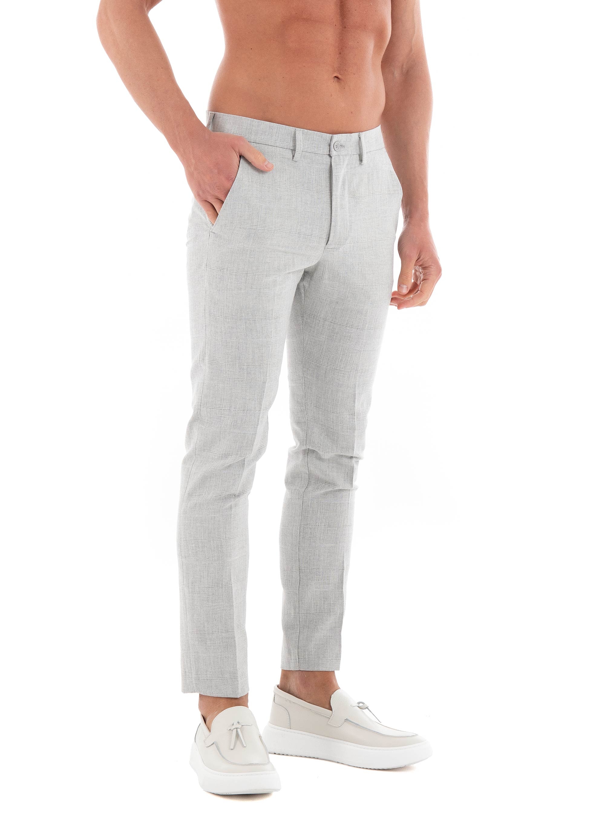 Paul Miranda Pants - Light Grey