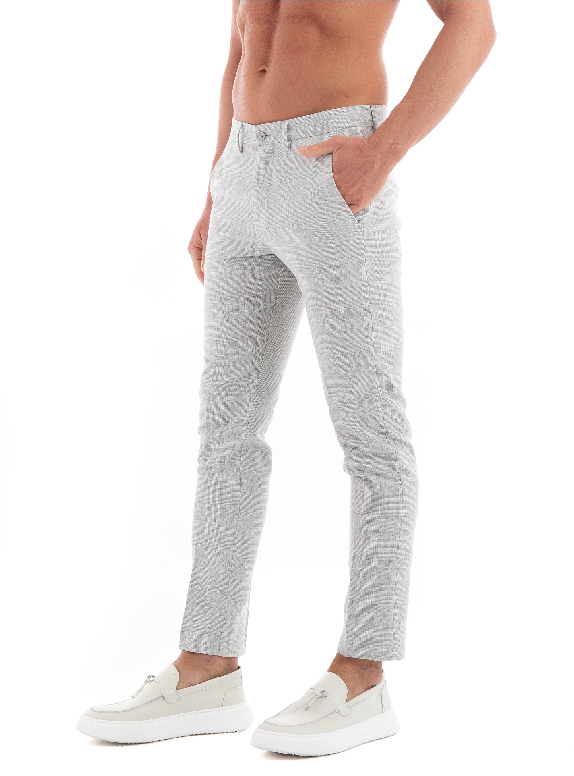 Paul Miranda Pants - Light Grey