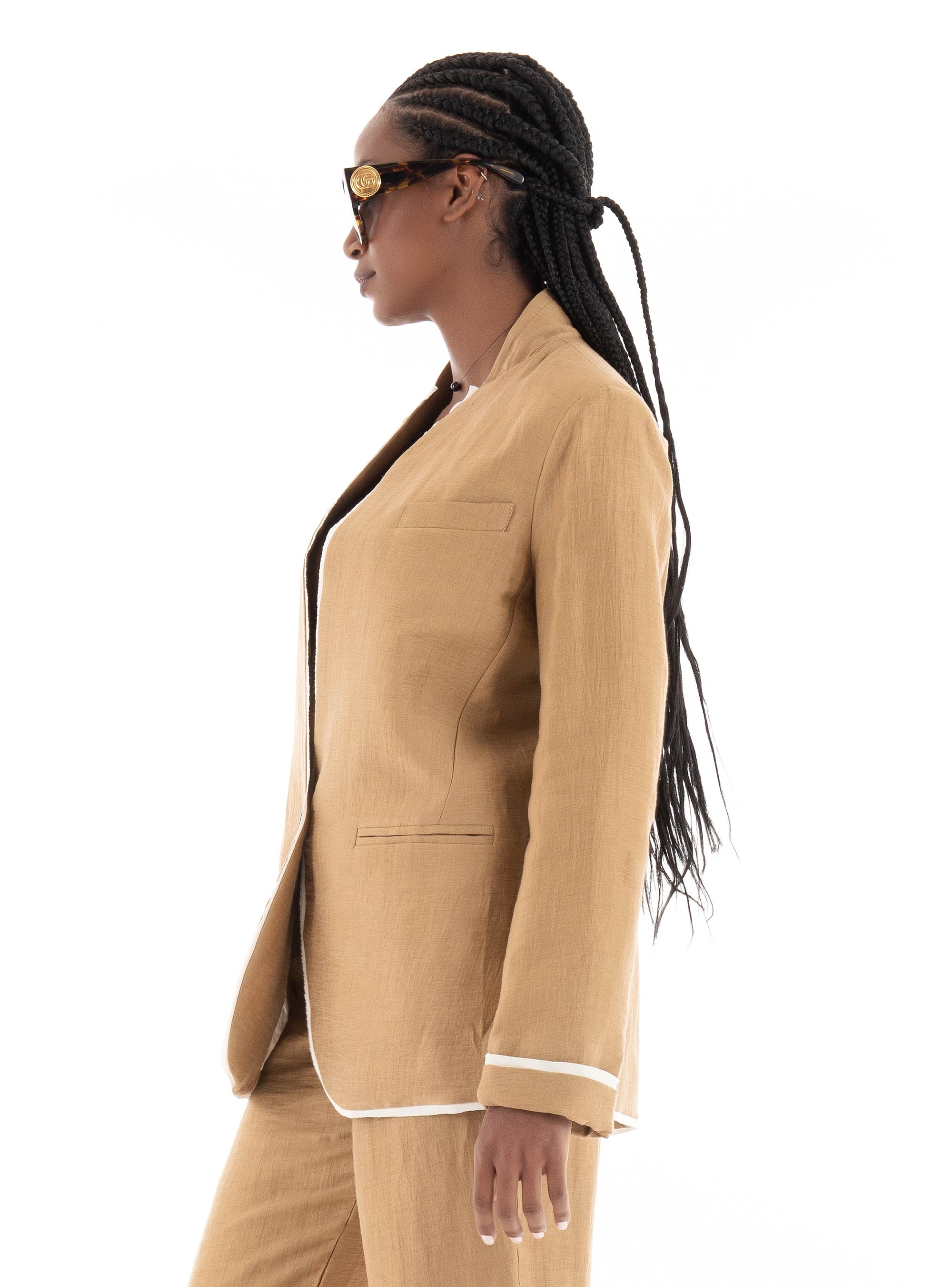 Souvenir Blazer - Dark Beige