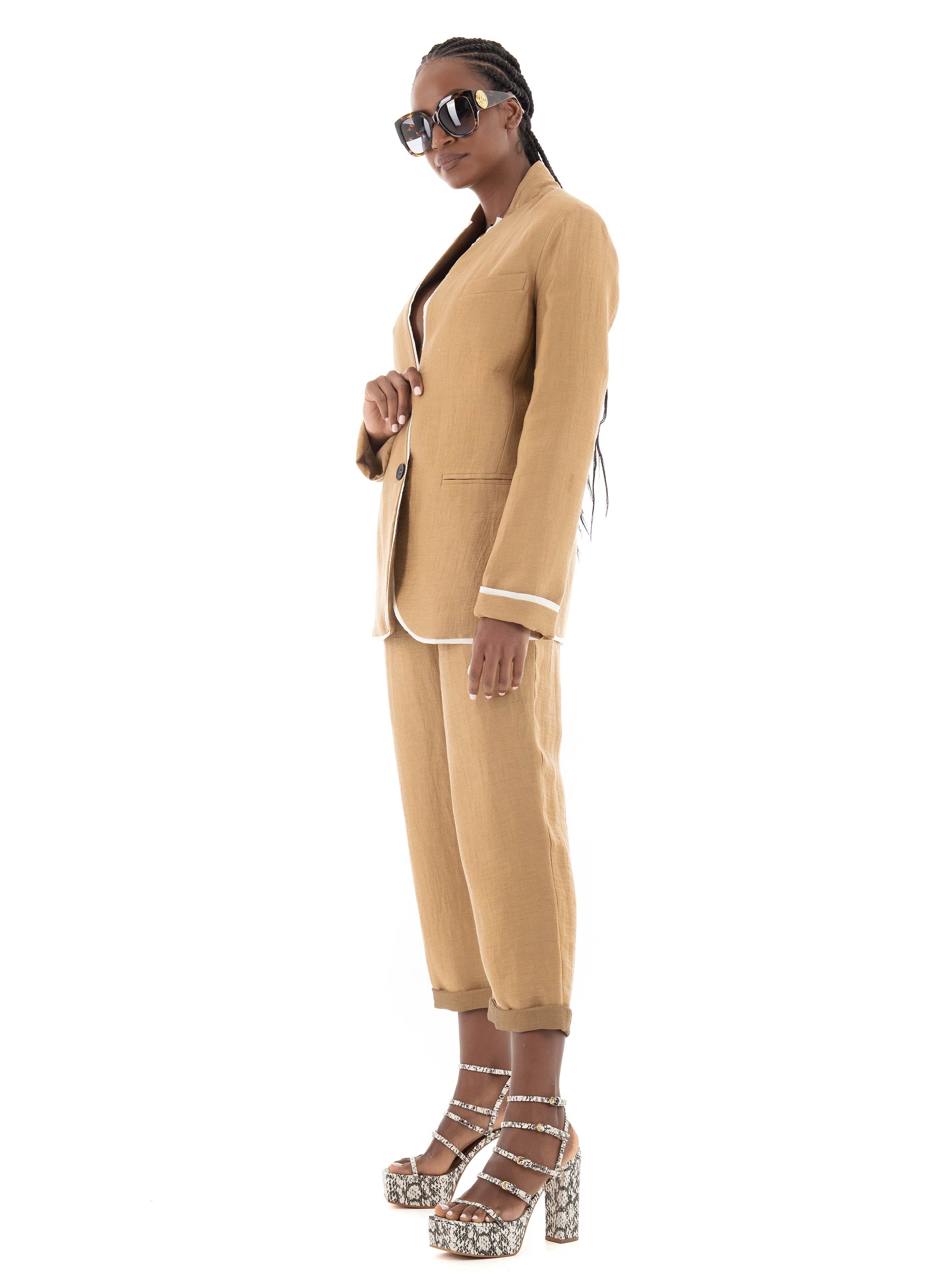 Souvenir Blazer - Dark Beige