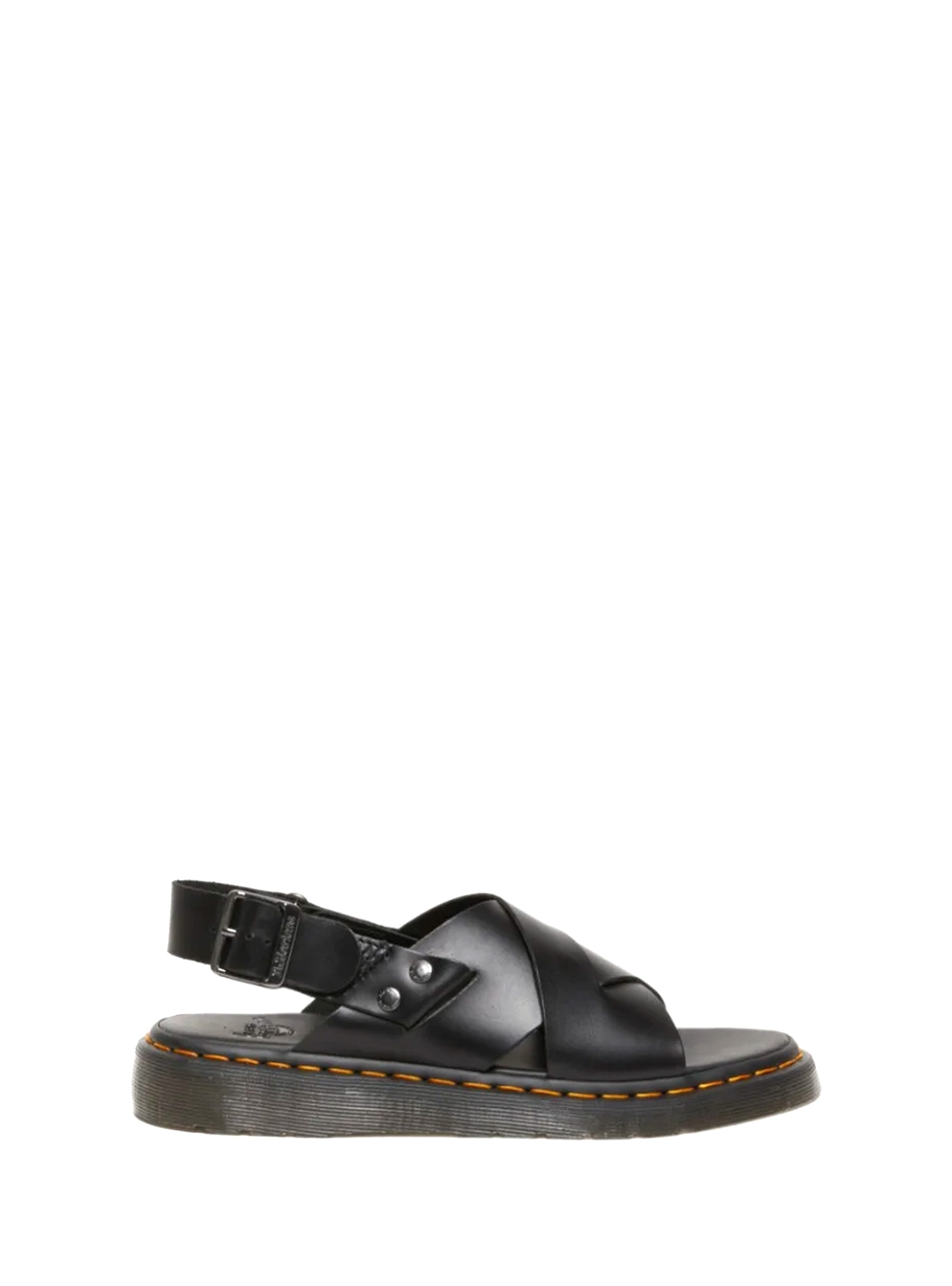 Dr Martens Zane Brandoo Leather Sandals - Black