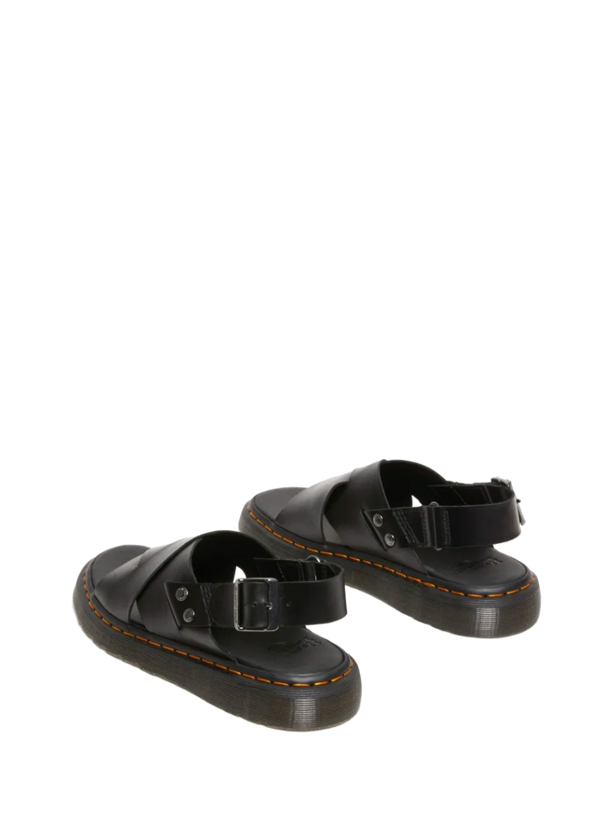 Dr Martens Zane Brandoo Leather Sandals - Black