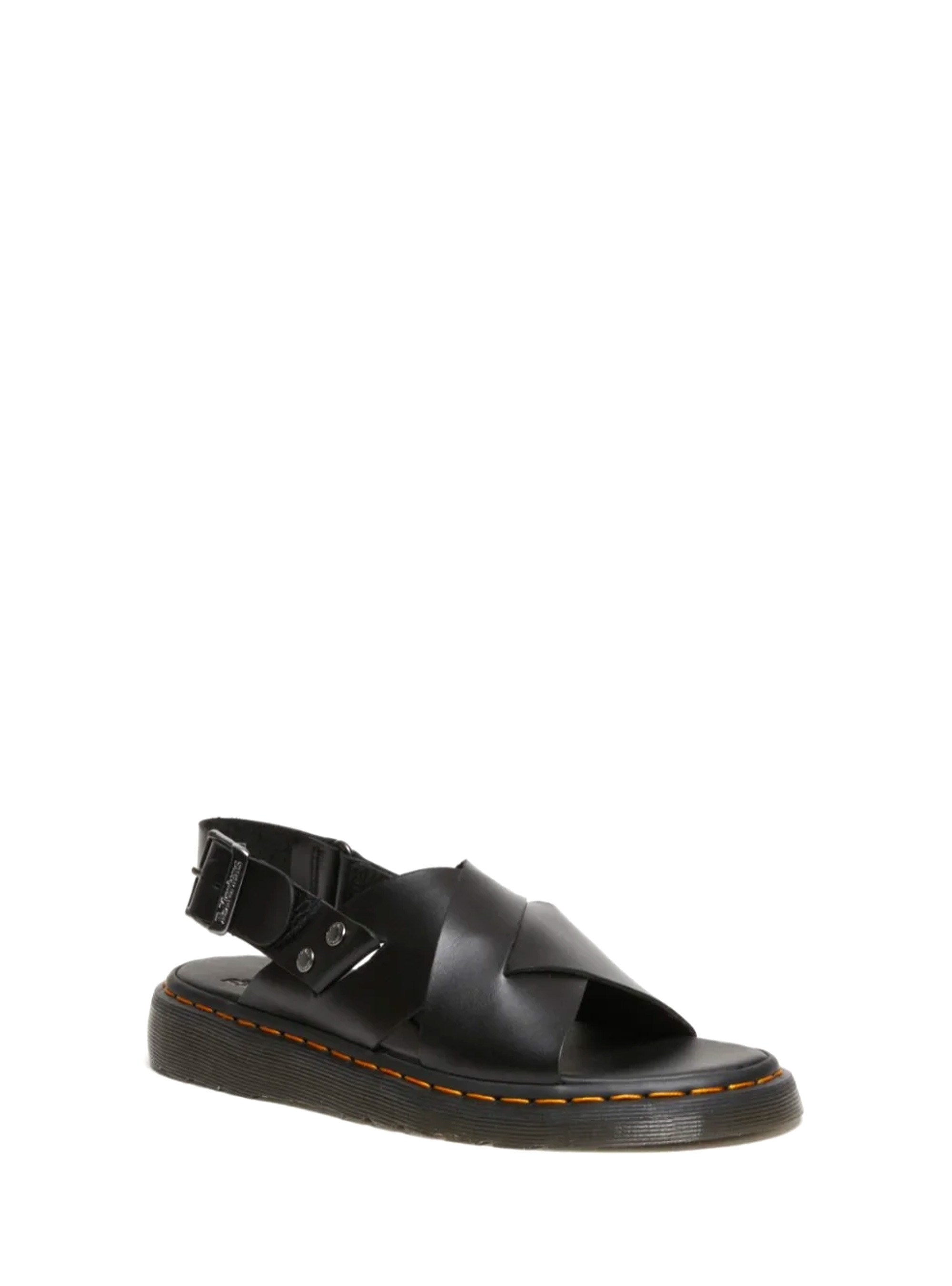 Dr Martens Zane Brandoo Leather Sandals - Black