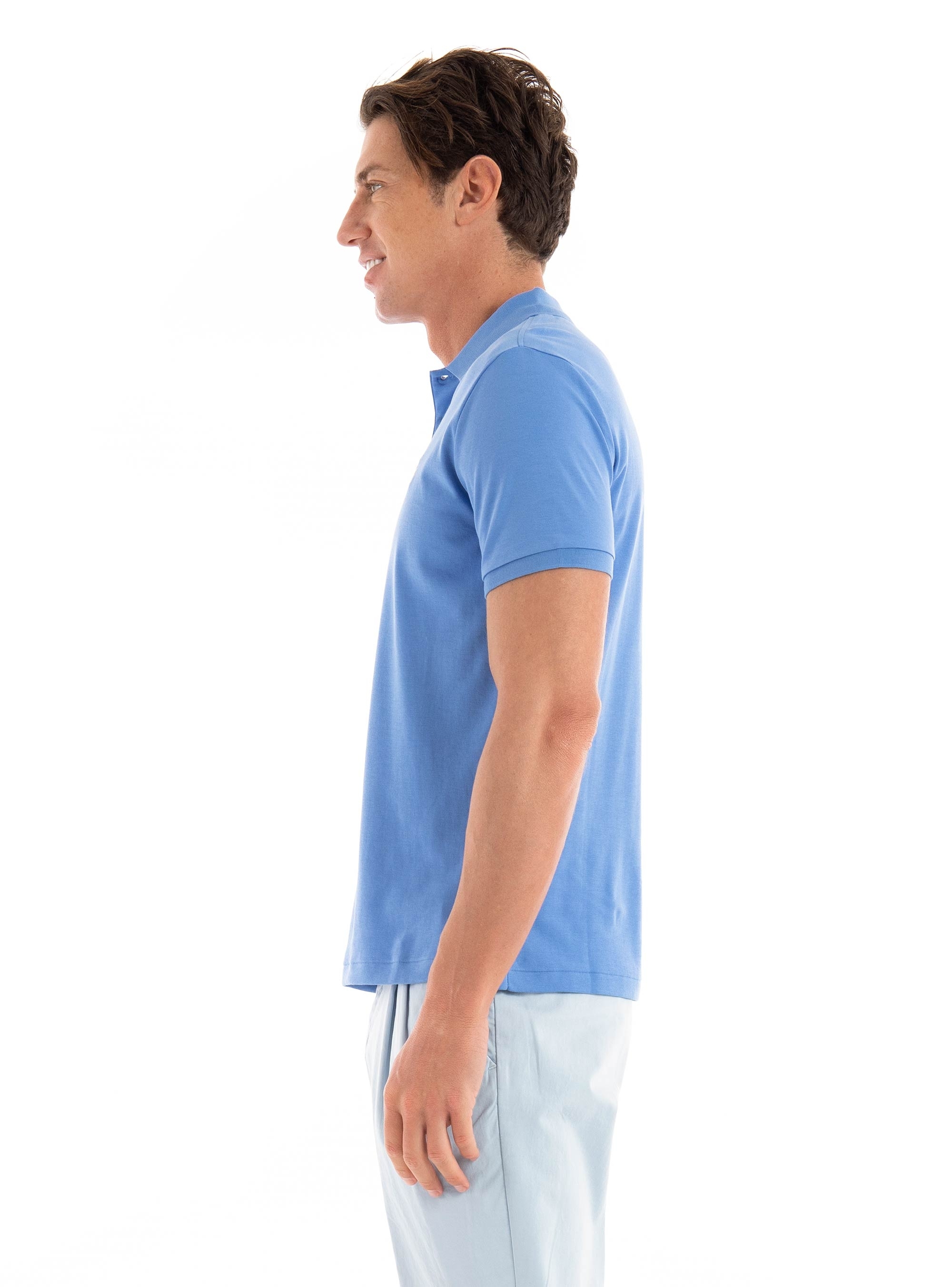 Polo Ralph Lauren Custom Slim Fit Polo Shirt - Blue