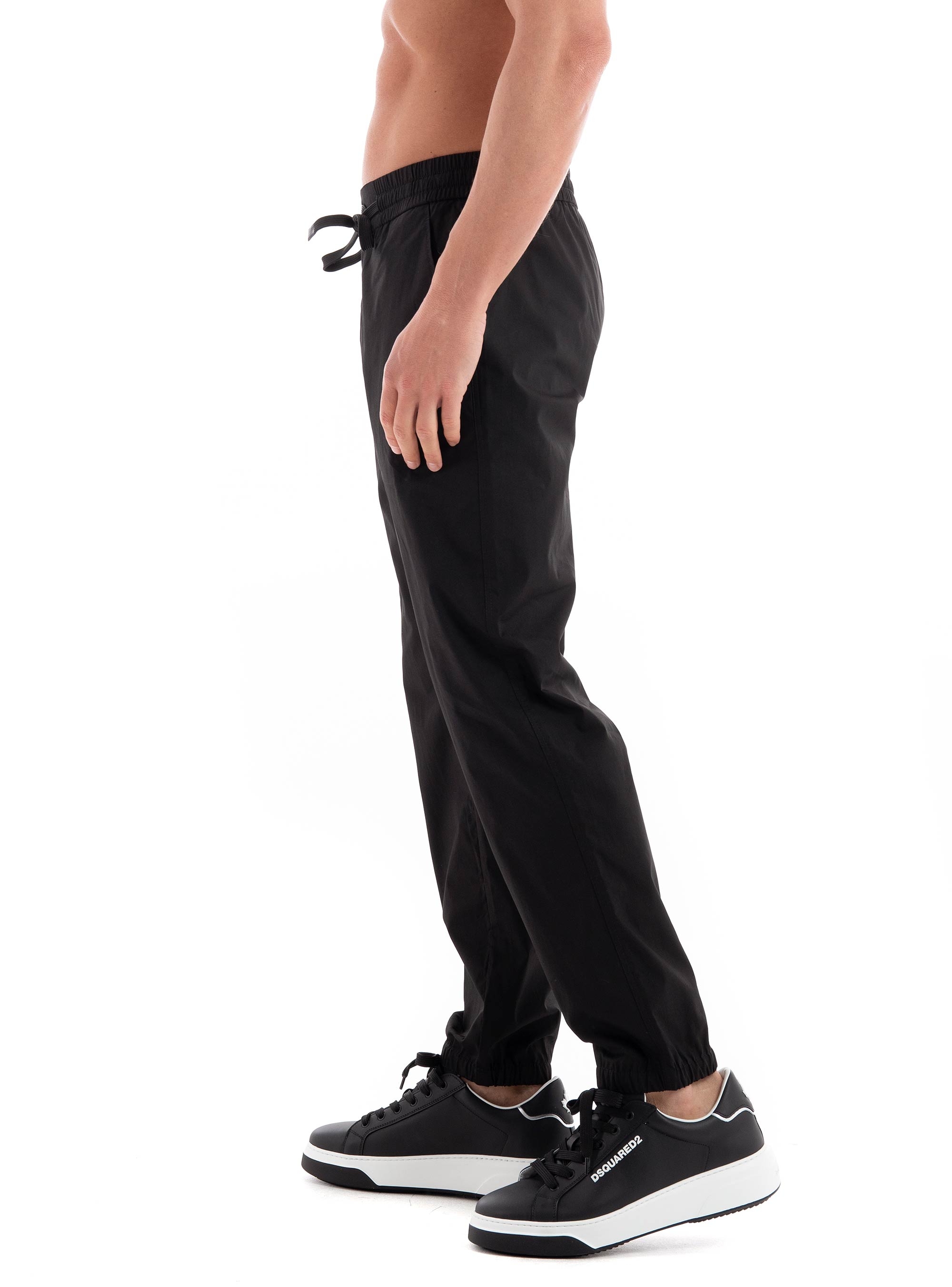 Versace Jeans Couture Logo Pants - Black