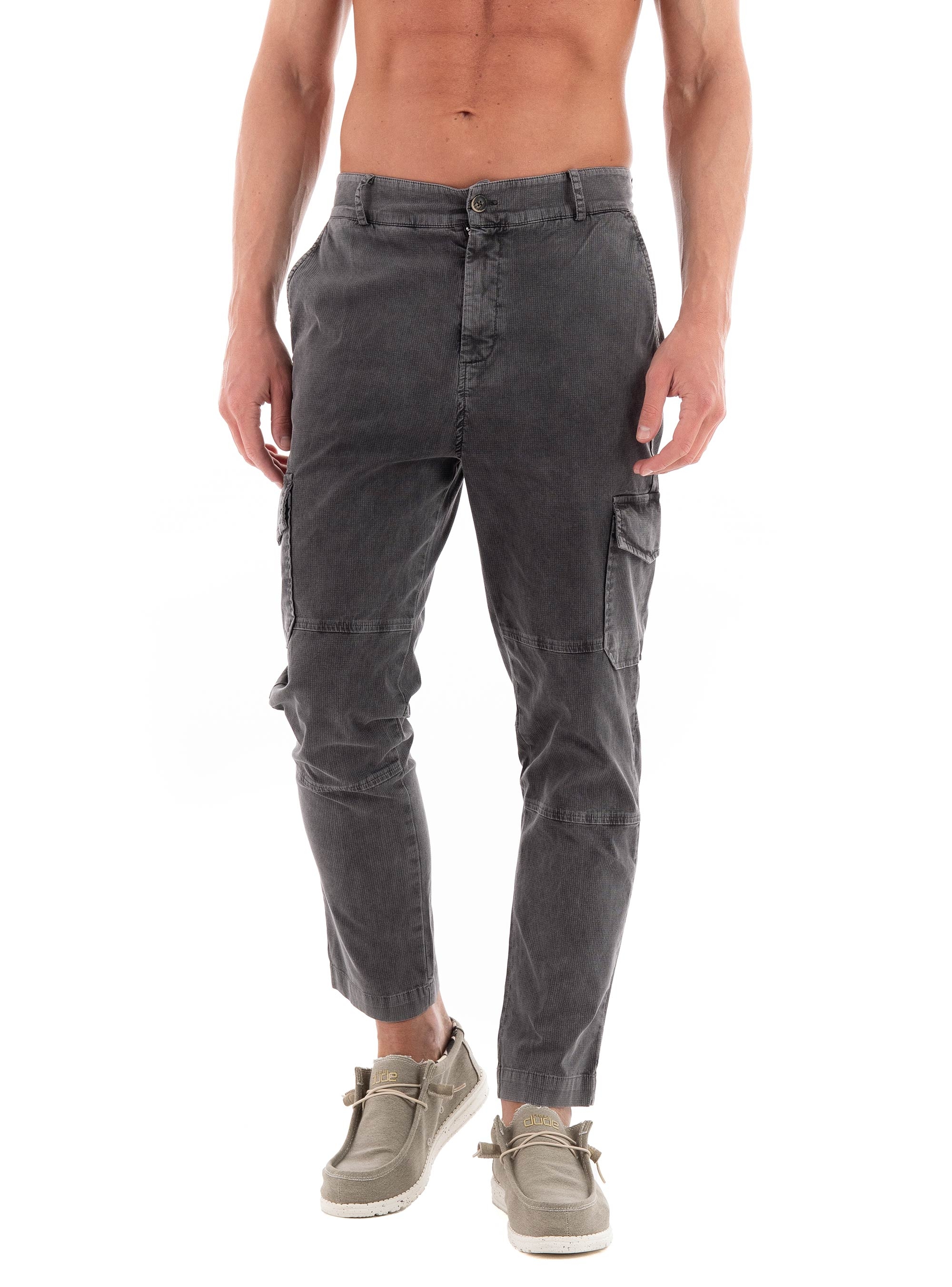 Dirty Laundry Cargo Pants - Washed Black