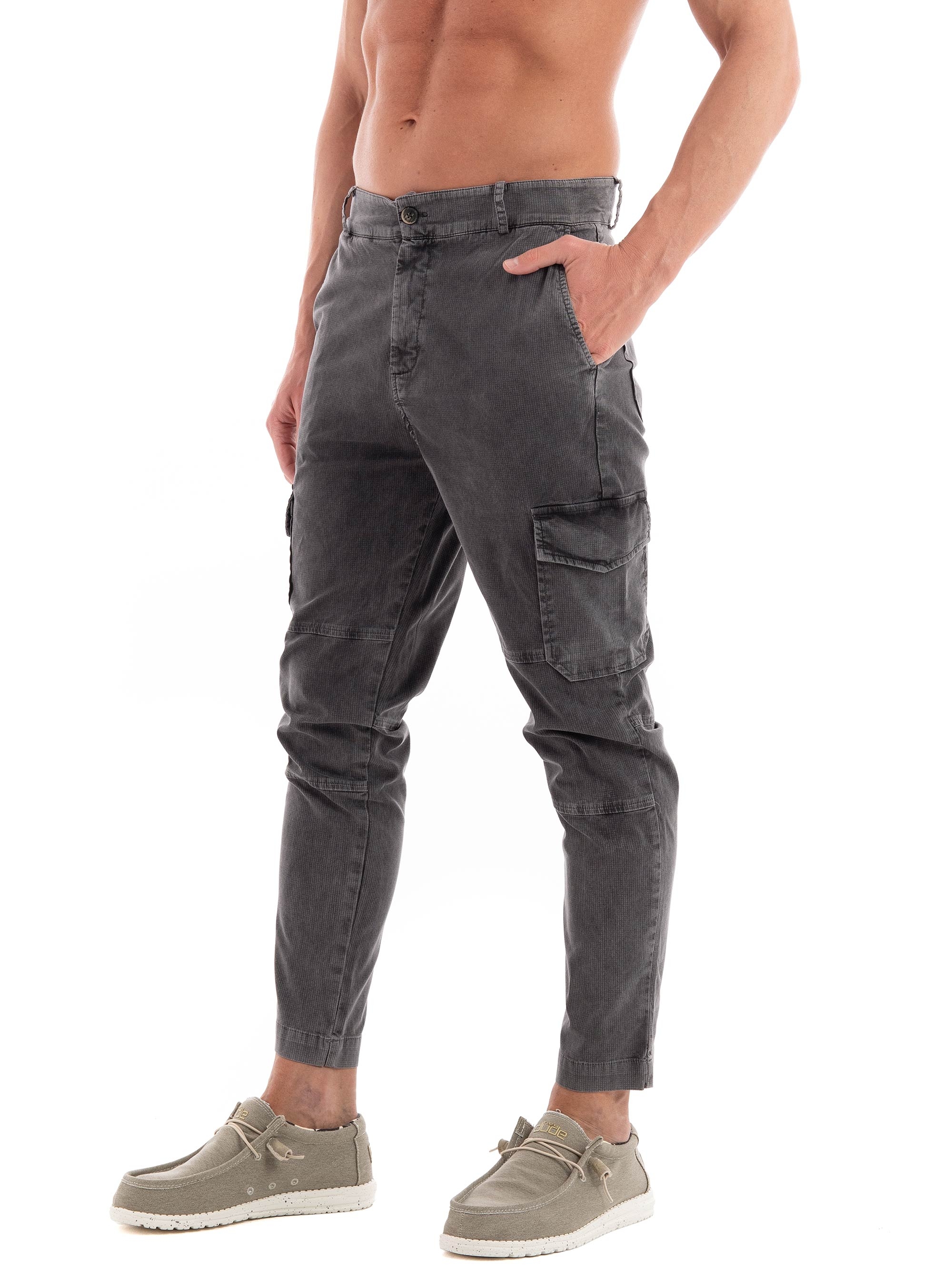 Dirty Laundry Cargo Pants - Washed Black