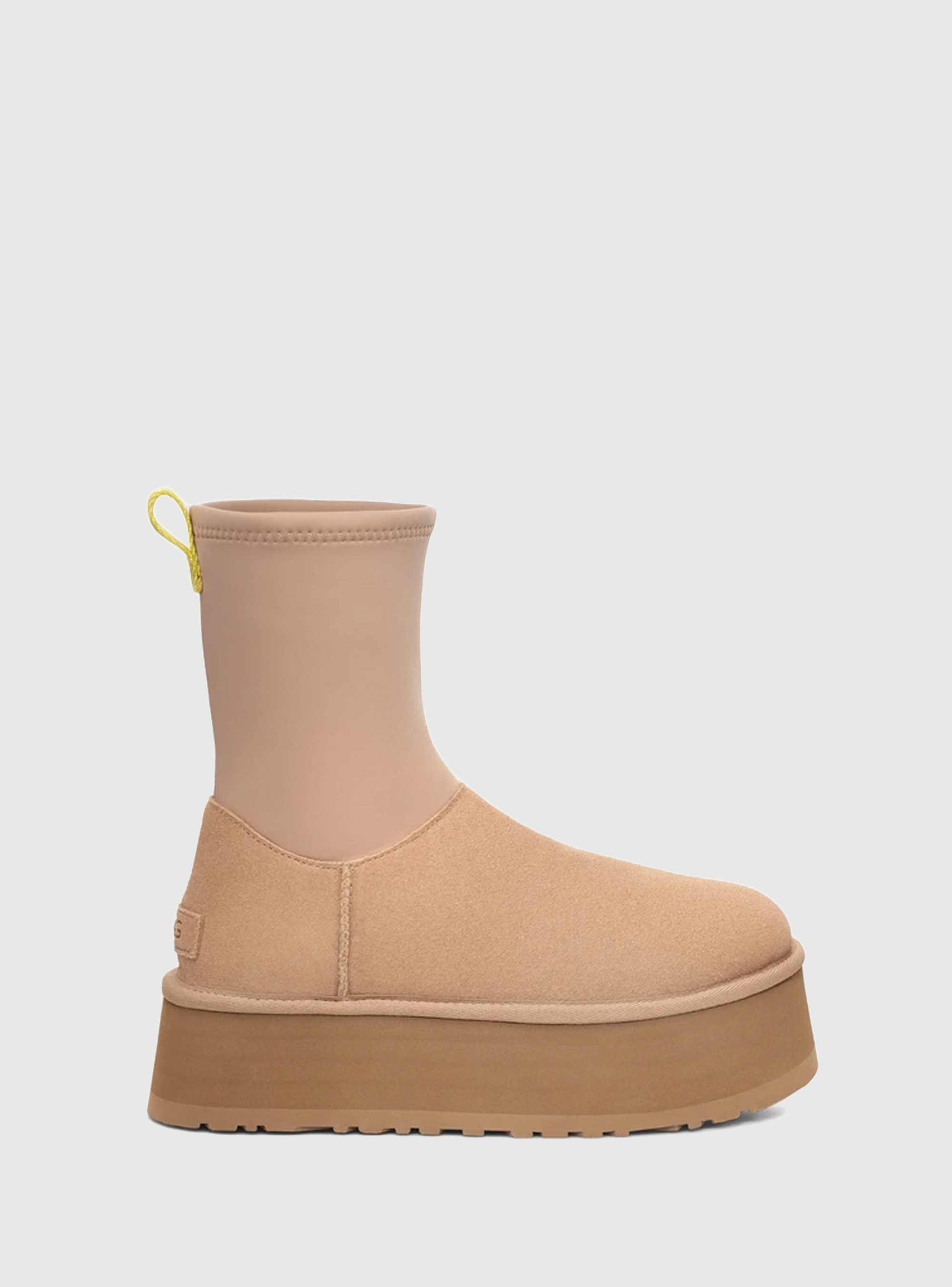 Ugg Classic Dipper Ankle Boots - Light Beige