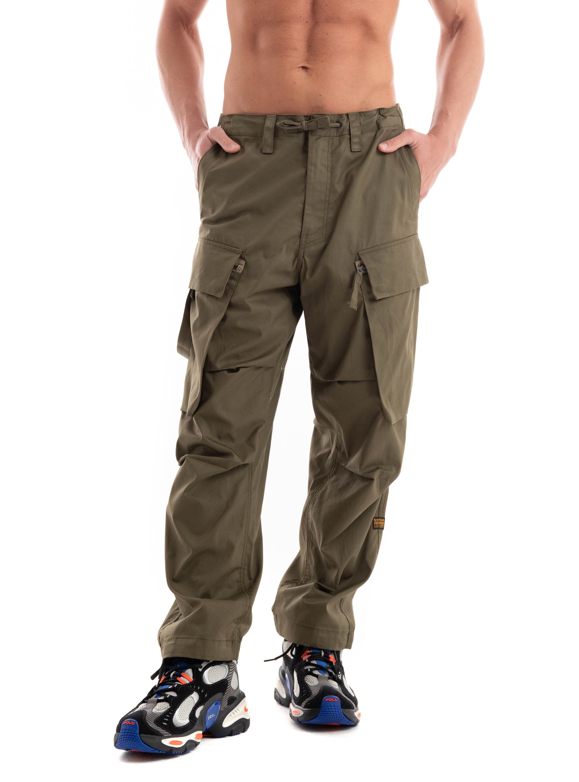 G-Star R-3N Balloon Cargo Pants - Olive 