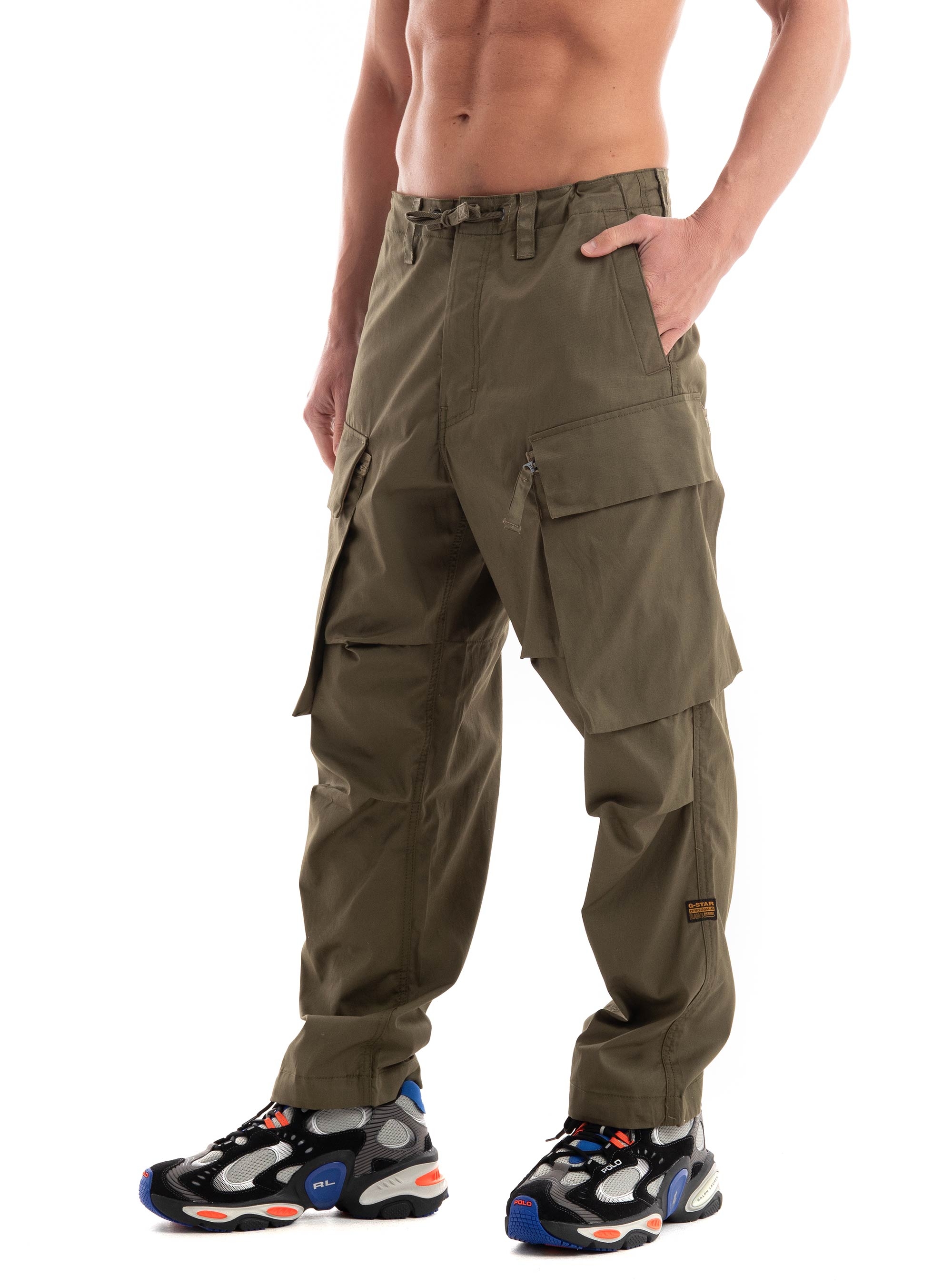G-Star R-3N Balloon Cargo Pants - Olive 