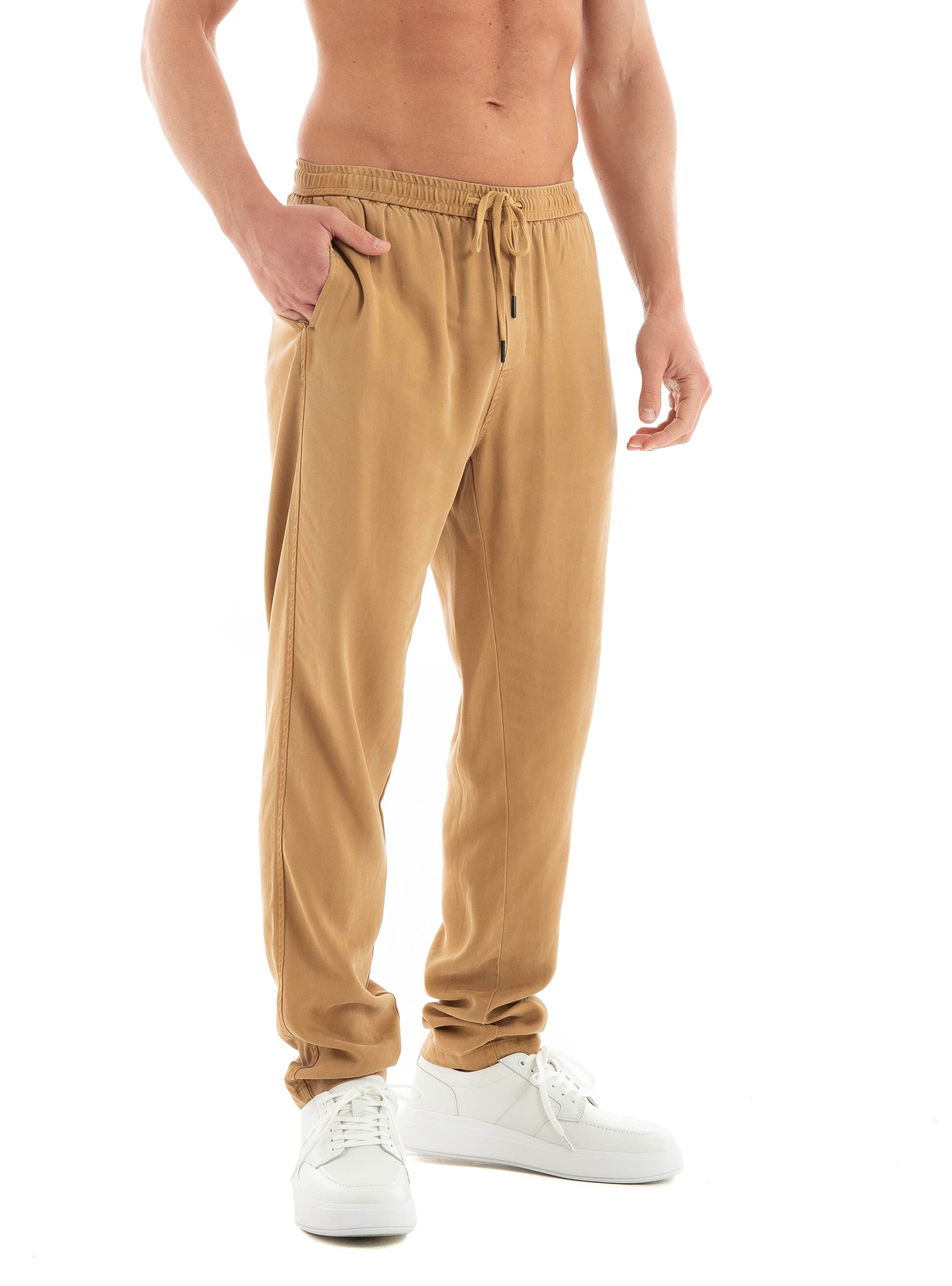 Dstrezzed Mateo Tapered Pants - Dark Beige