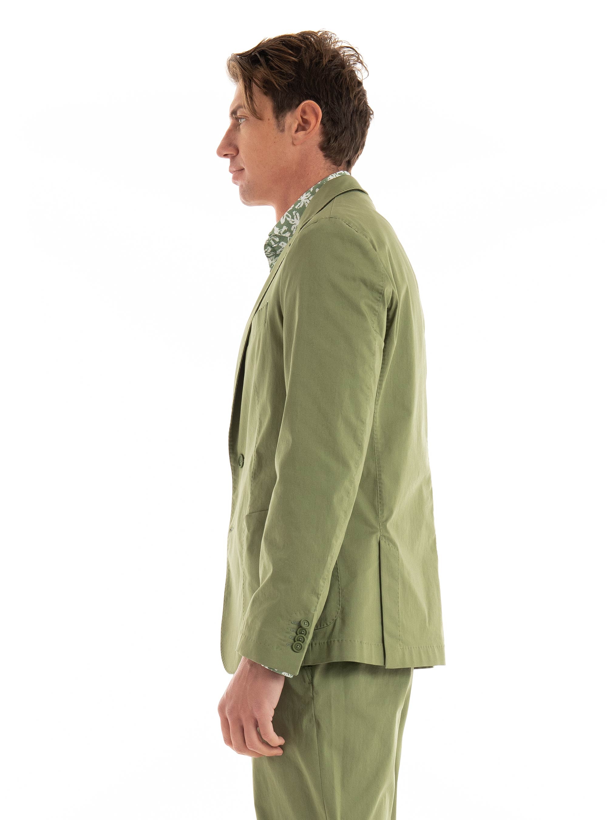 BOSS Slim Fit Blazer P-Hanry-W-242F - Dark Olive Green