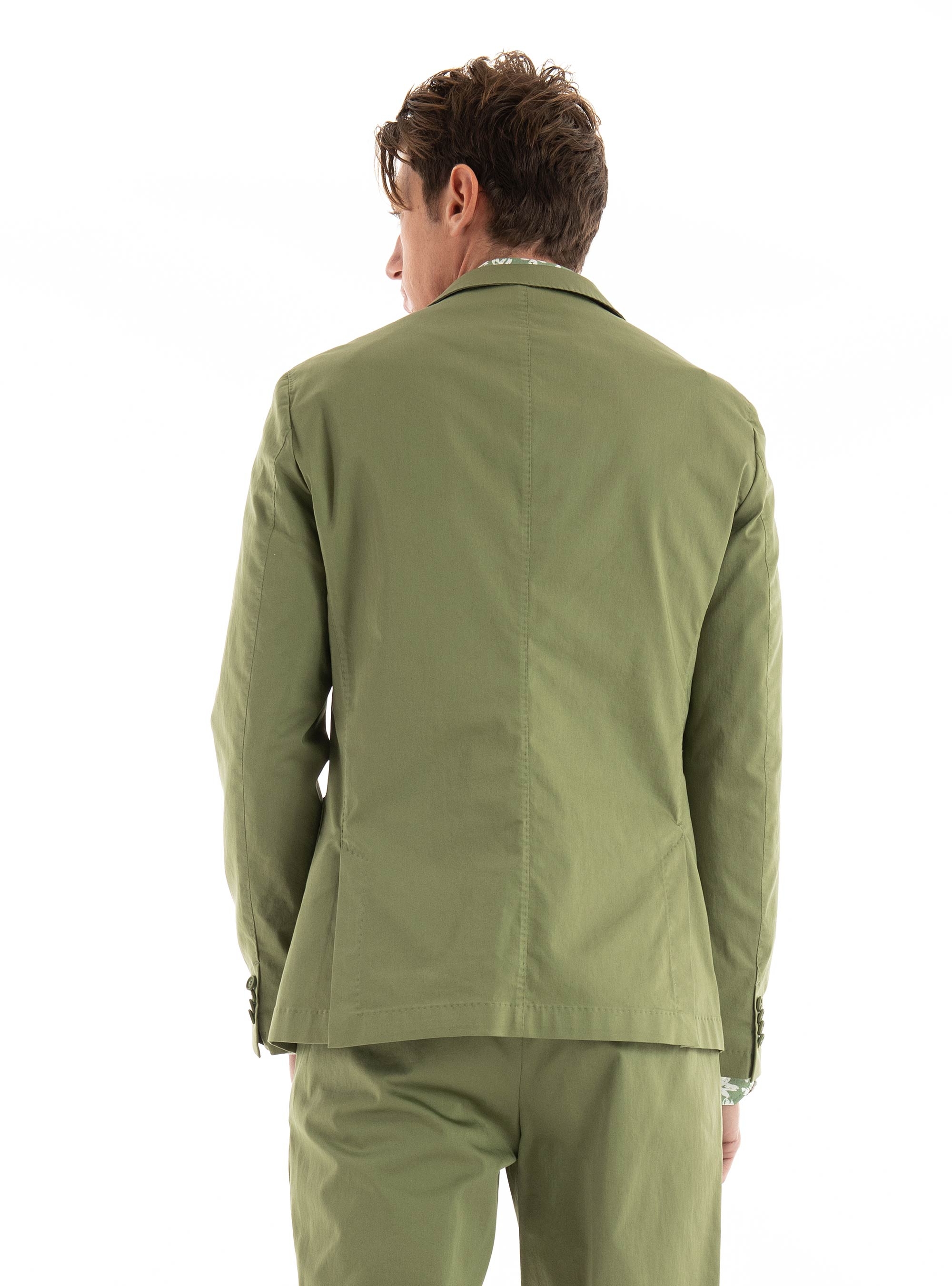 BOSS Slim Fit Blazer P-Hanry-W-242F - Dark Olive Green