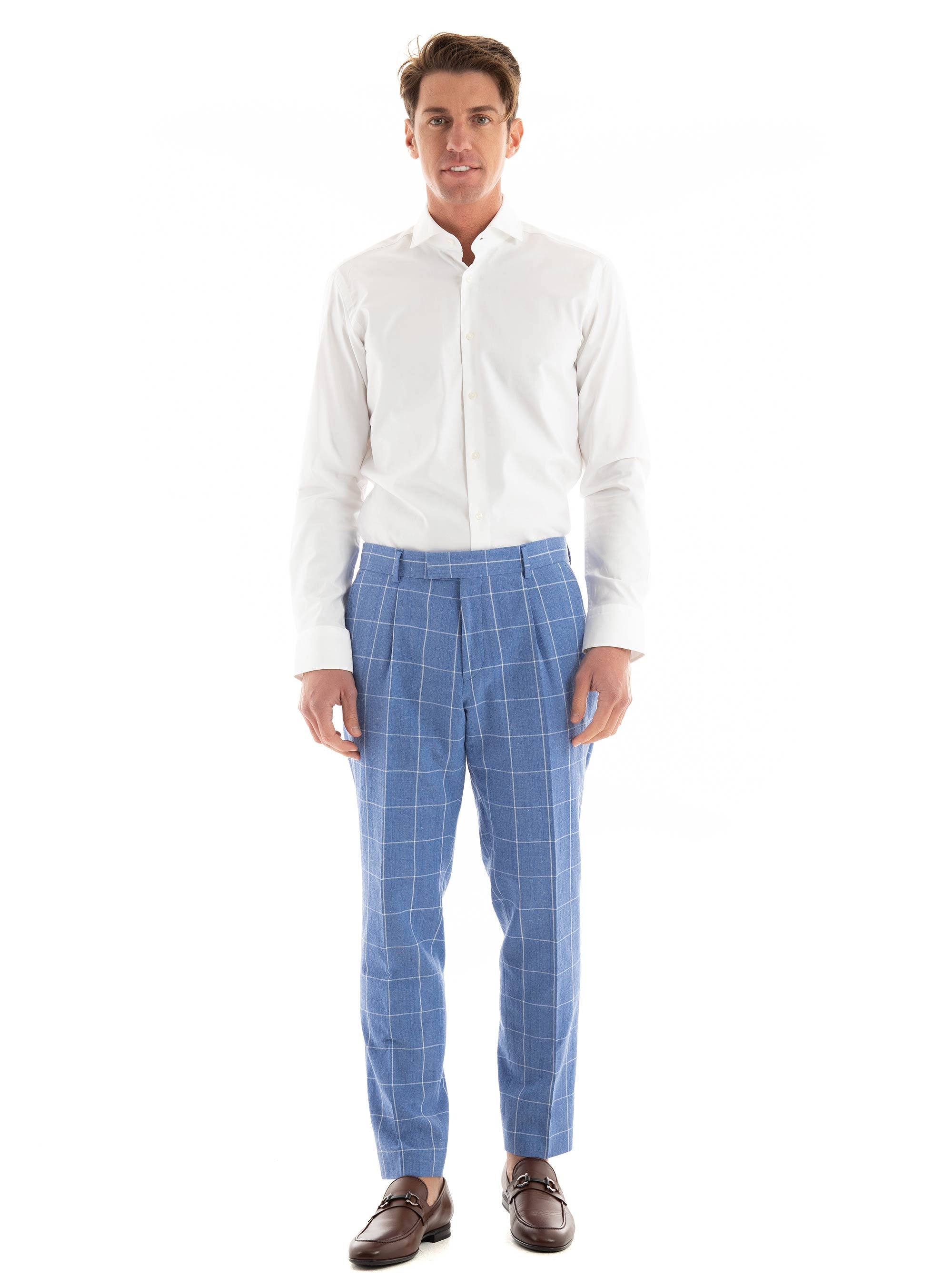BOSS Slim Fit Suit C-Hanry-2Pcs-242 - Light Blue